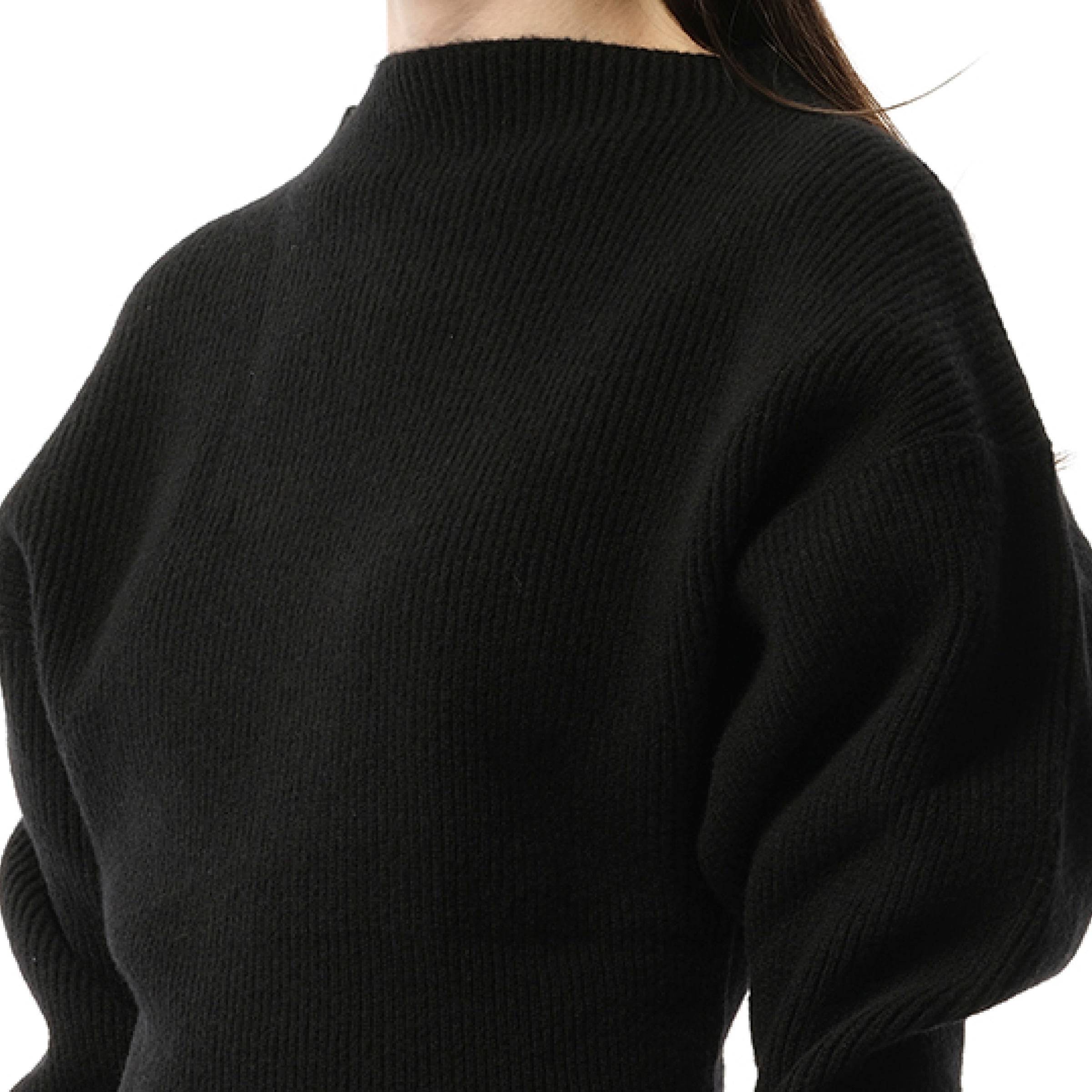 Dafne Knit Sweater in Black - 3