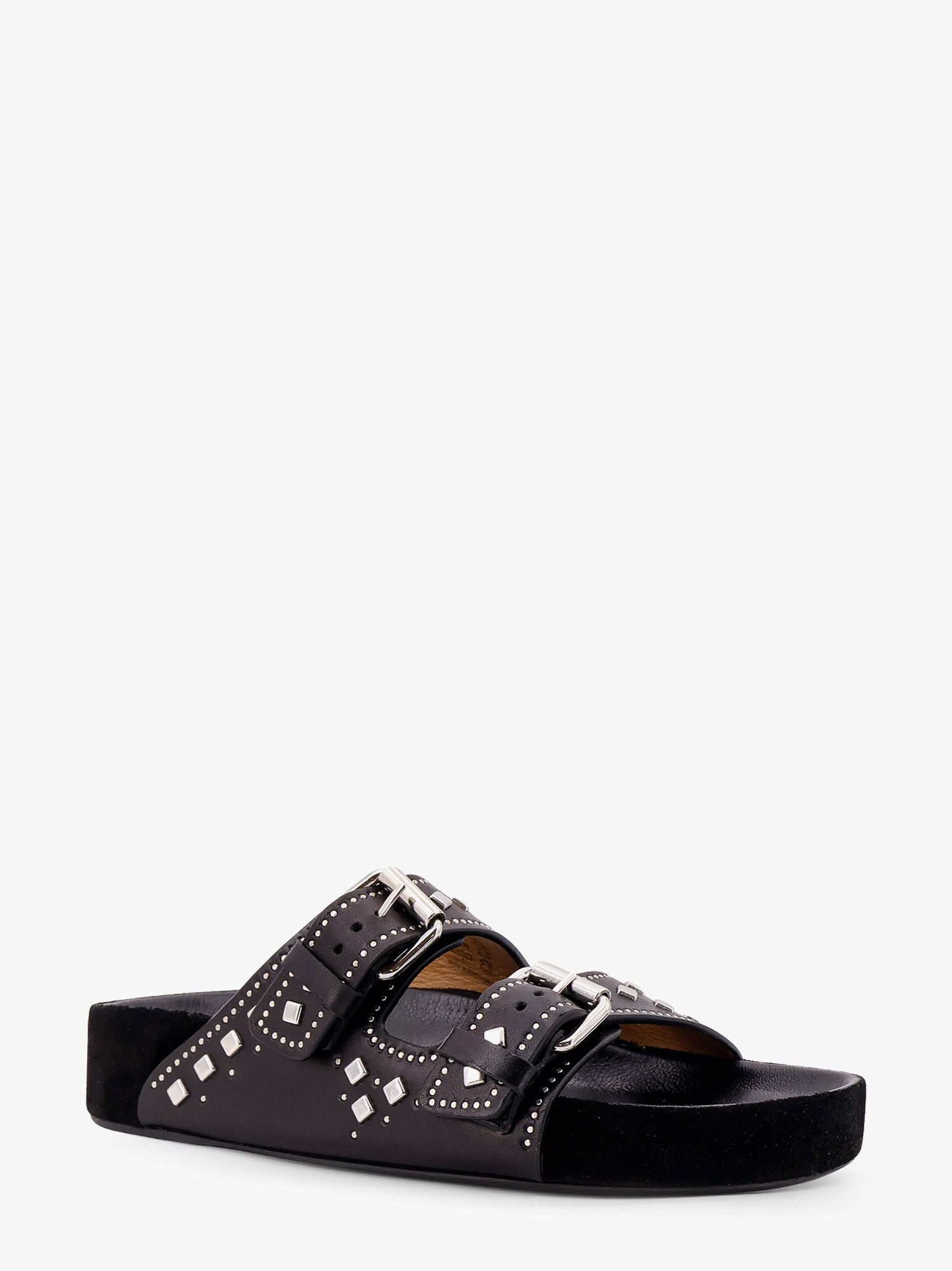 Isabel Marant Leather Sandals With All-Over Stud Detail - 2