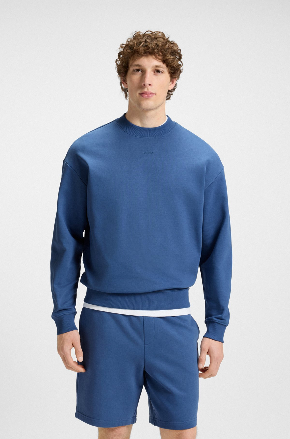 RELAXED-FIT SWEATSHIRT IN COTTON TERRY WITH LOGO PRINT - 2
