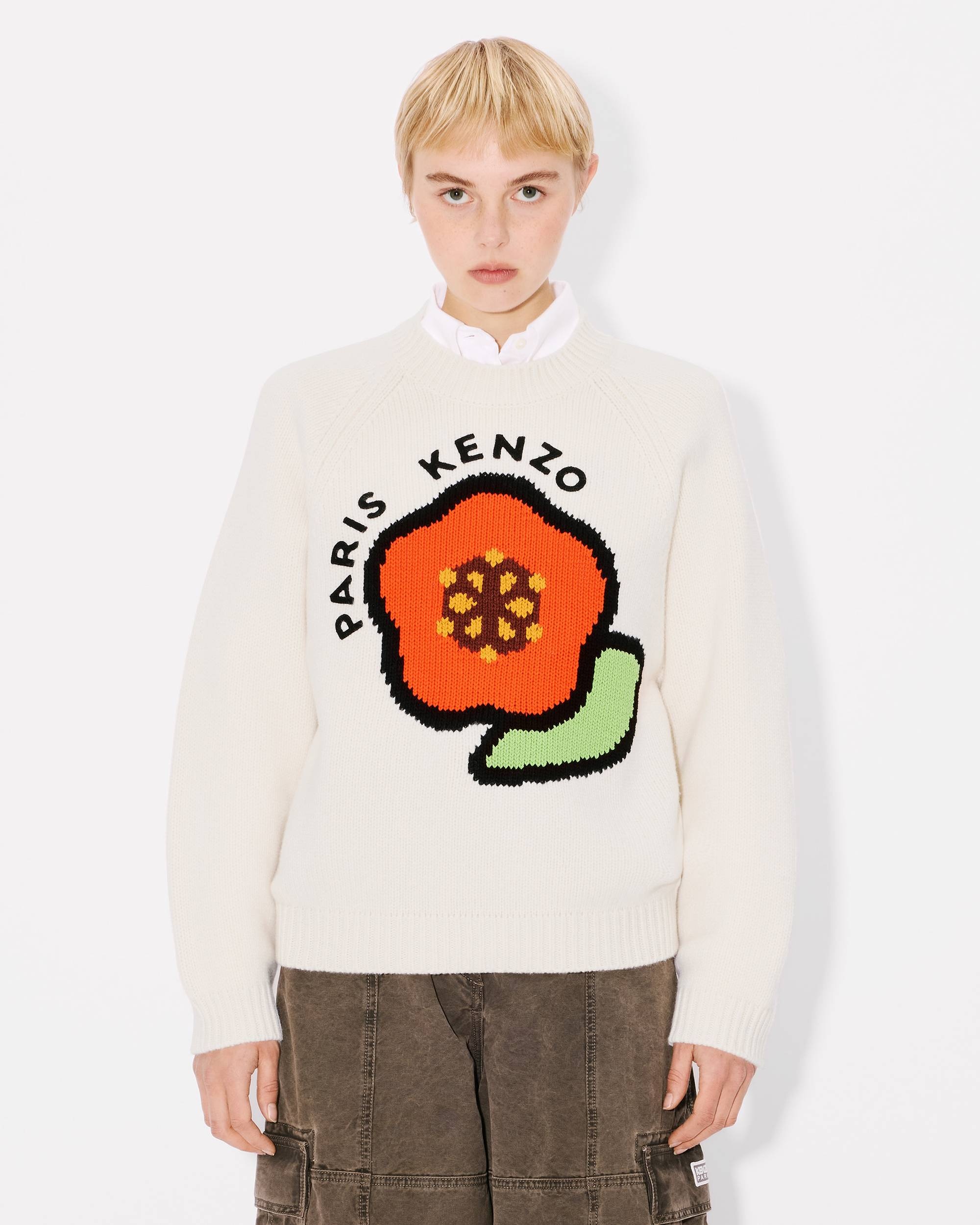 'KENZO Pop' jumper in wool and cotton - 3
