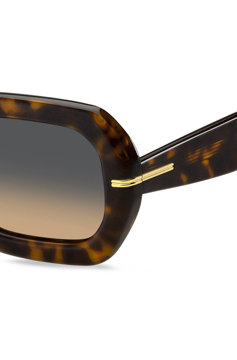 BOSS PATTERNED-ACETATE SUNGLASSES WITH GOLD-TONE HINGES outlook