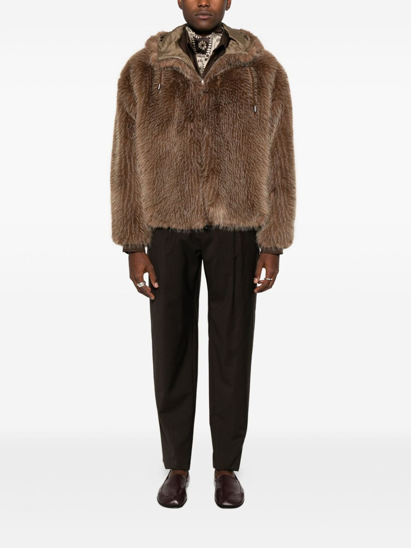 EMPORIO ARMANI pleat-detail trousers outlook