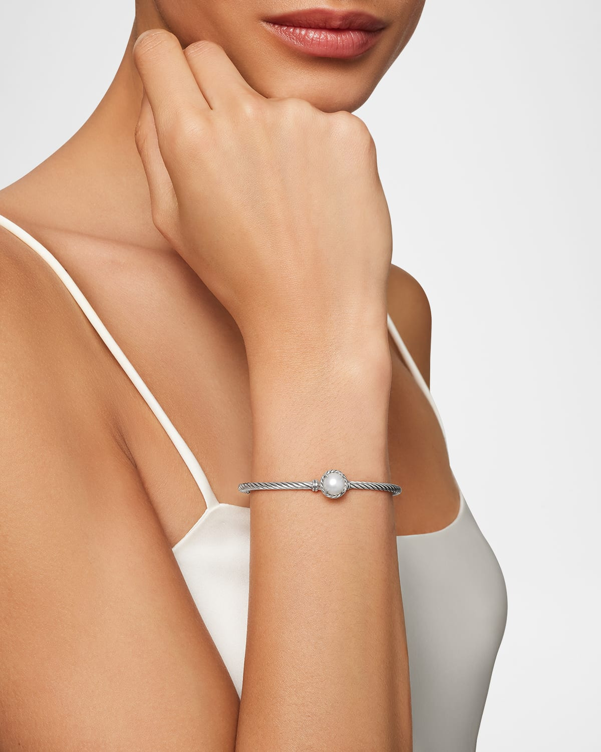 3mm Petite Chatelaine Bracelet in Silver - 6