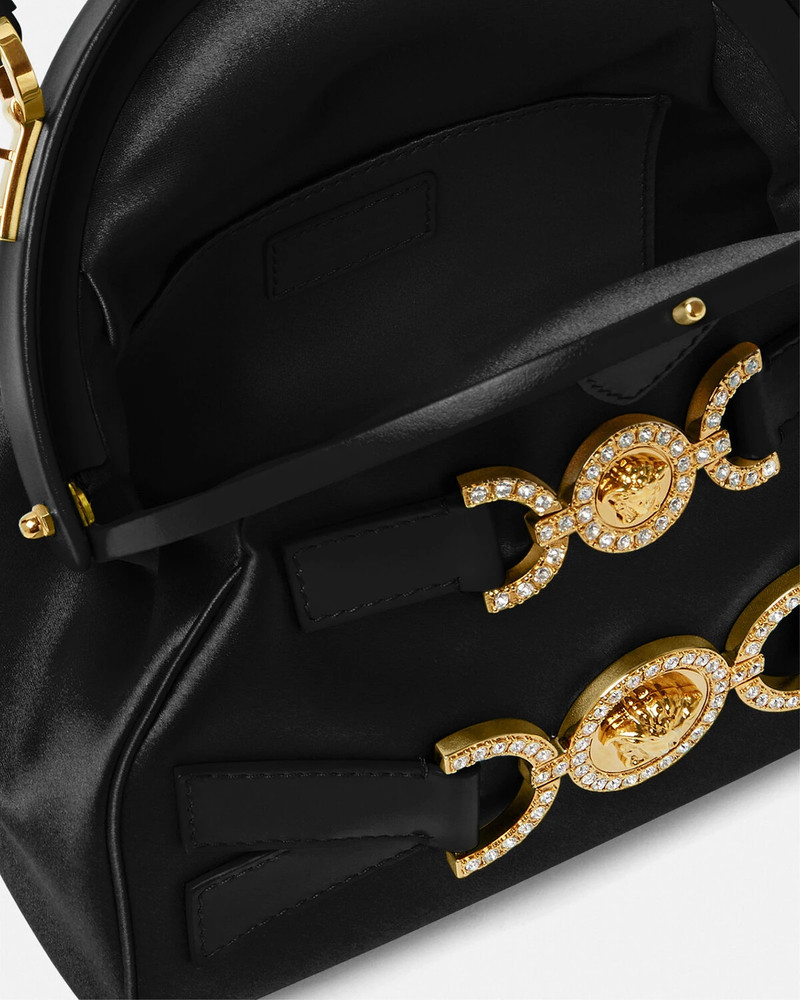Crystal Medusa '95 Satin Handbag 4
