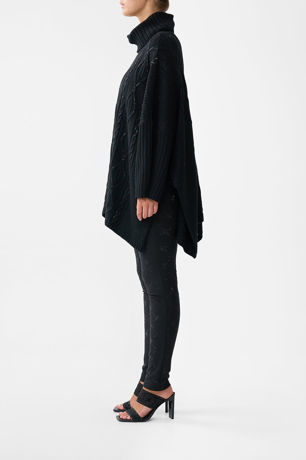 ROLL NECK KNIT JUMPER - 4