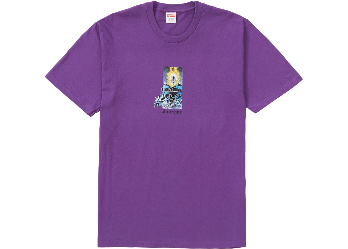 Supreme Ghost Rider Tee Purple - 1