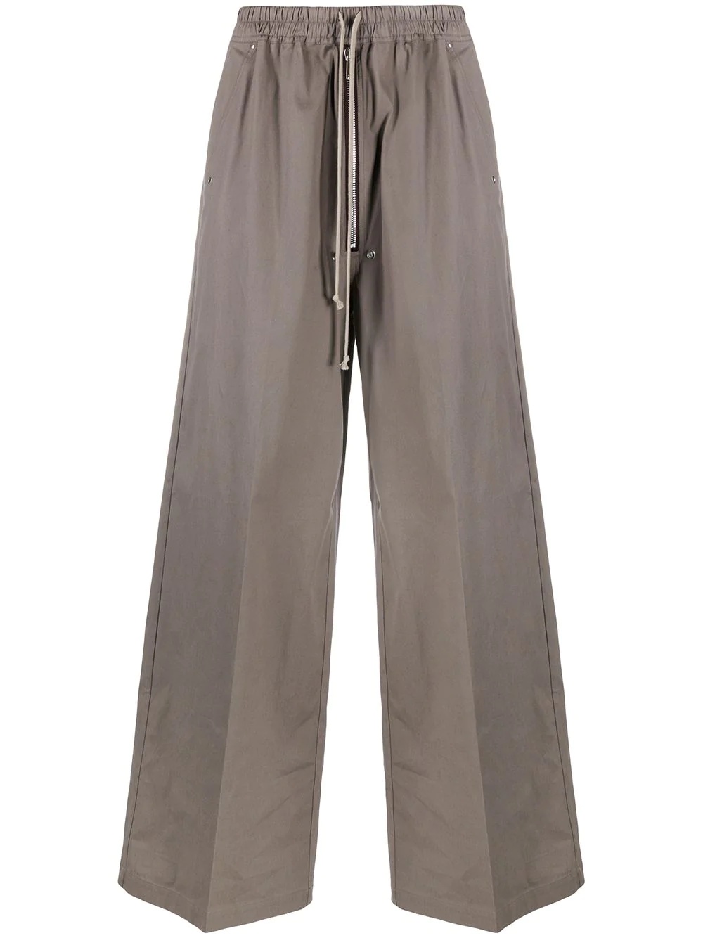 wide-leg drawstring trousers - 1