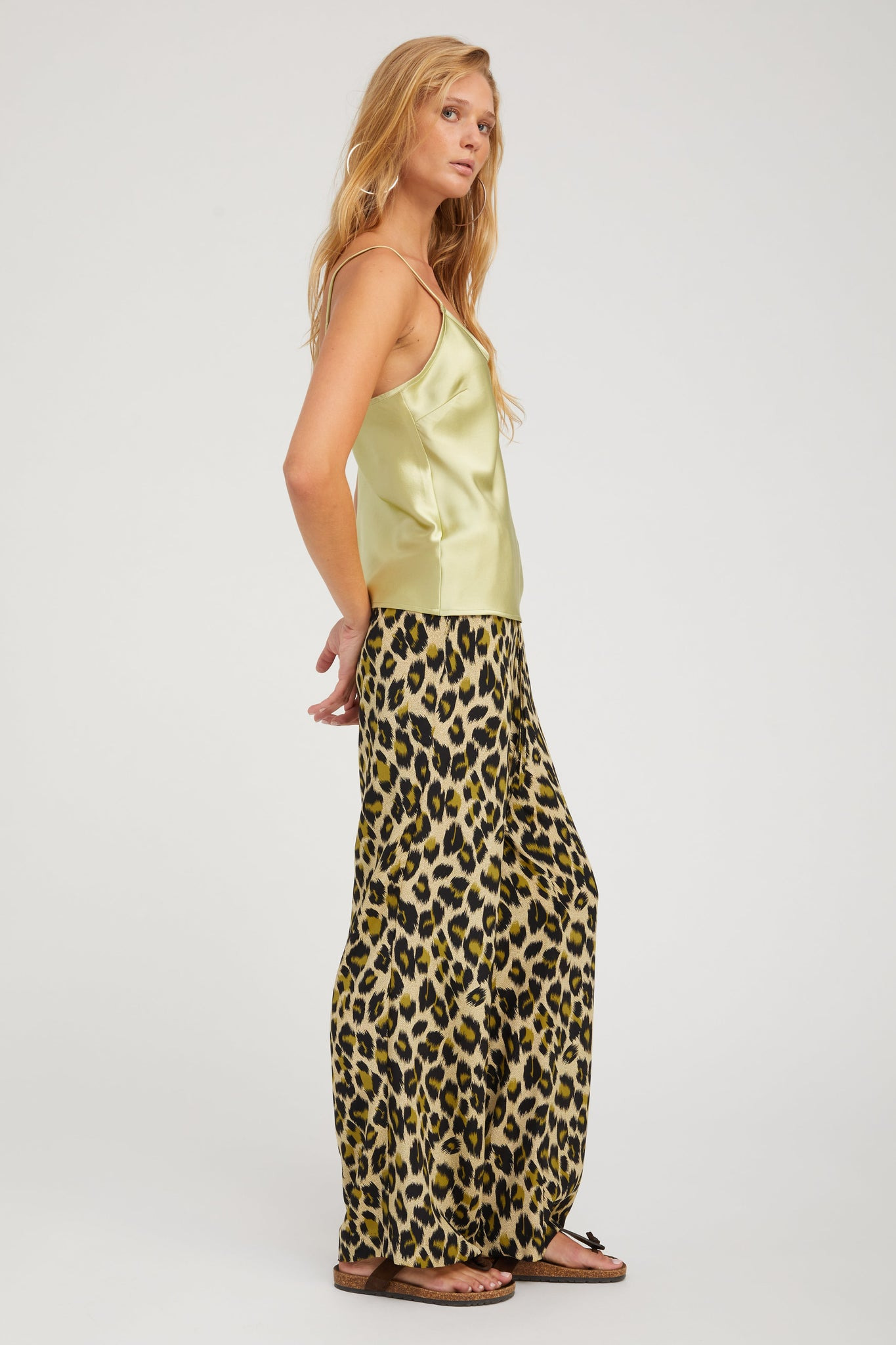 PISTACHIO SILK CAMI - 3