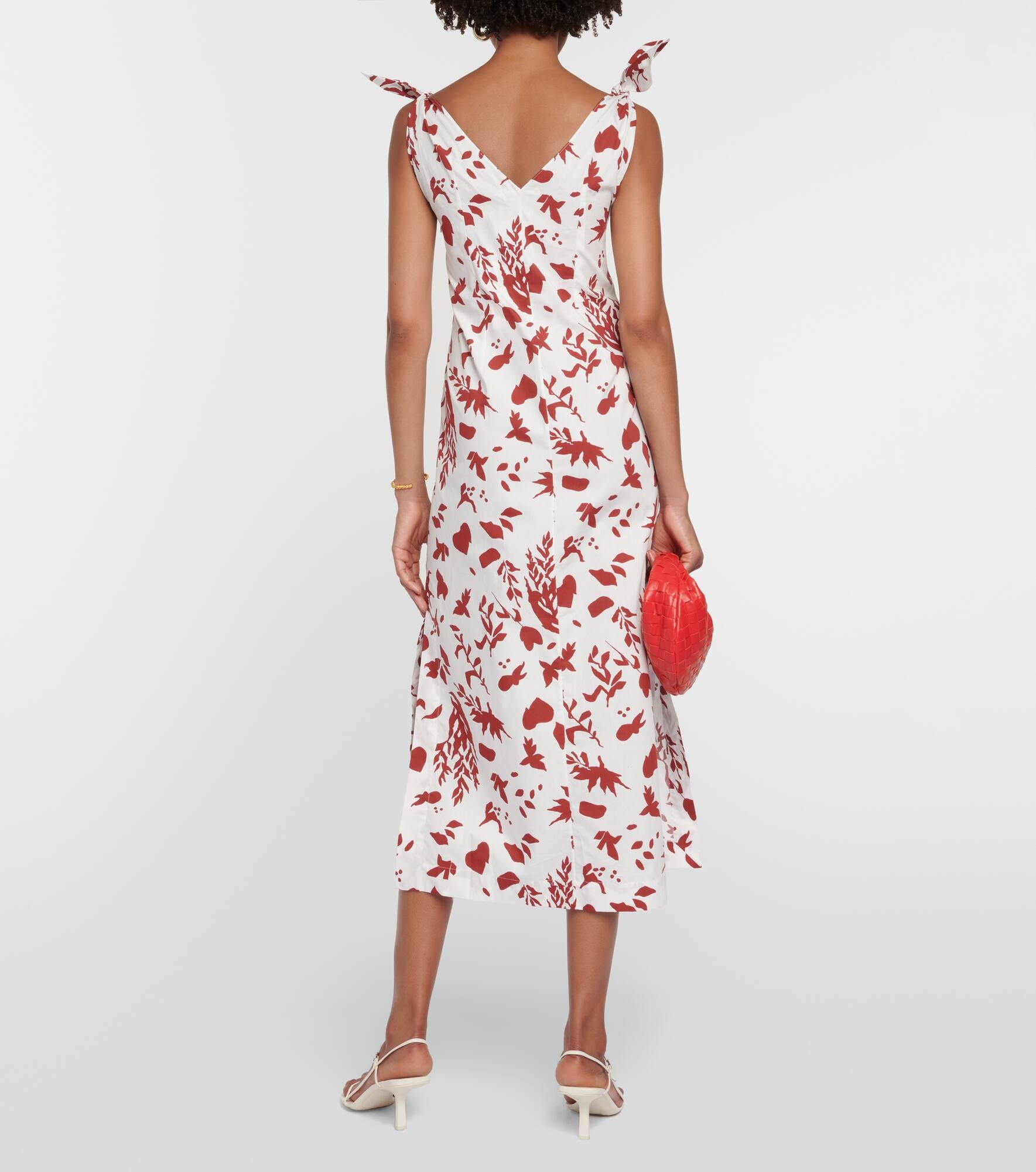 EMILIA WICKSTEAD Wallis printed cotton midi dress | REVERSIBLE