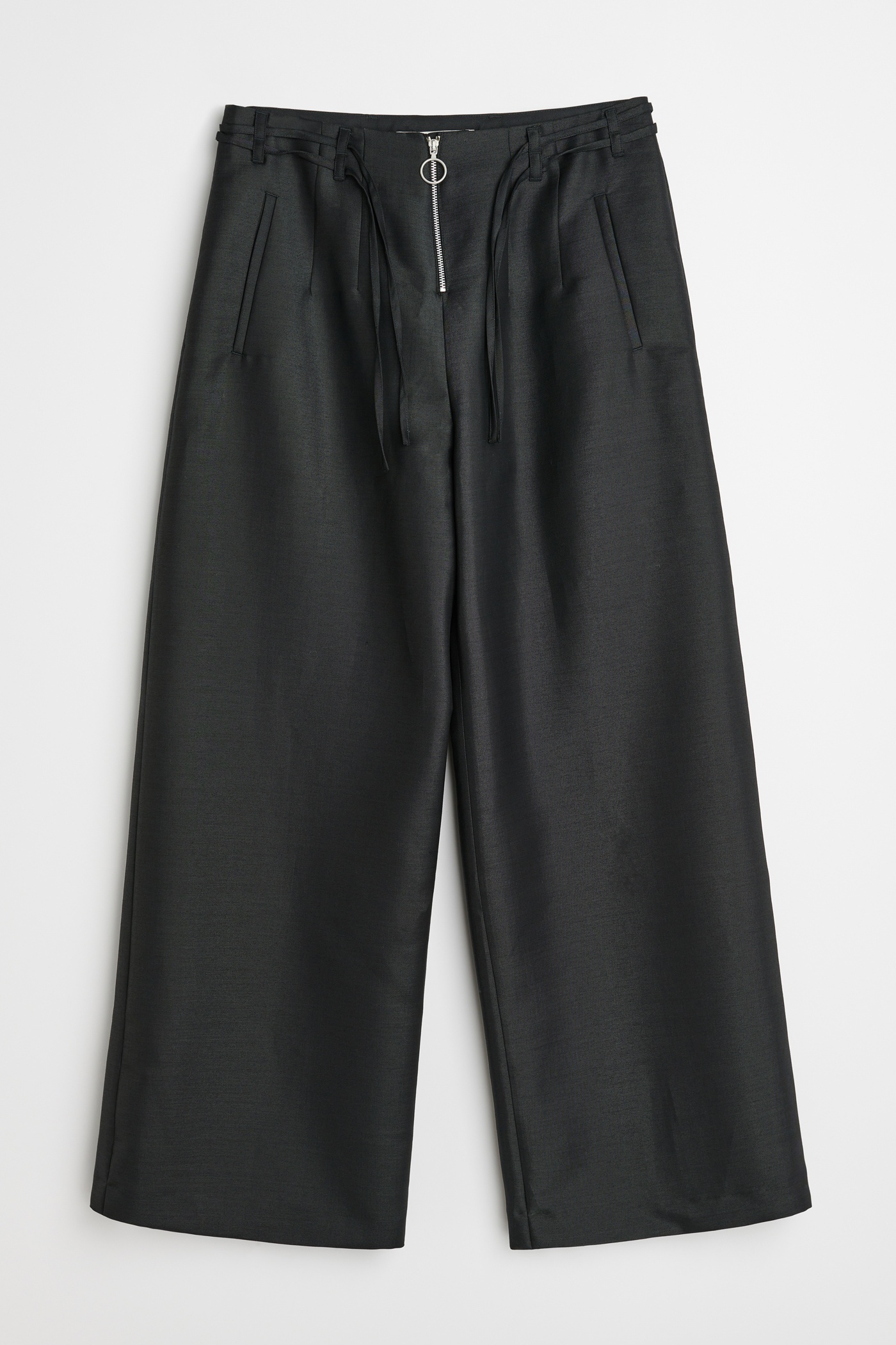 Serene Trouser Black Mnemonic Wool - 1