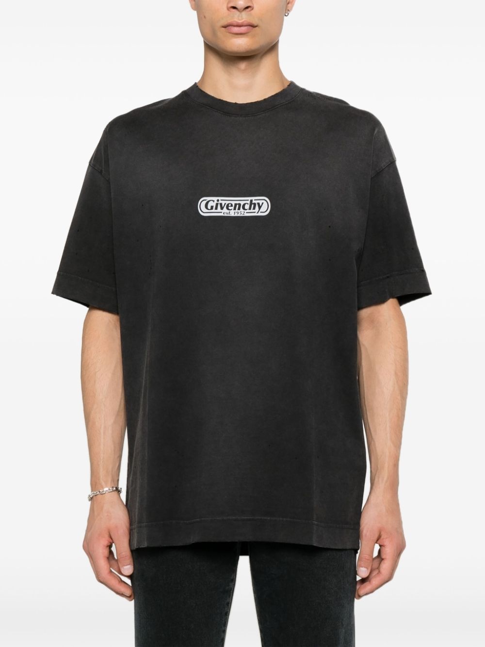 logo-print cotton T-Shirt - 3