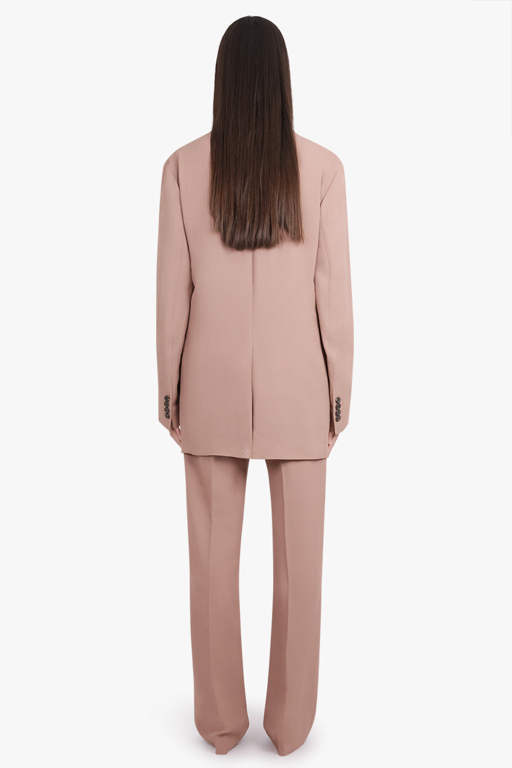 BLUNT SINGLE BREASTED RELAXED JACKET | PEACH - 5