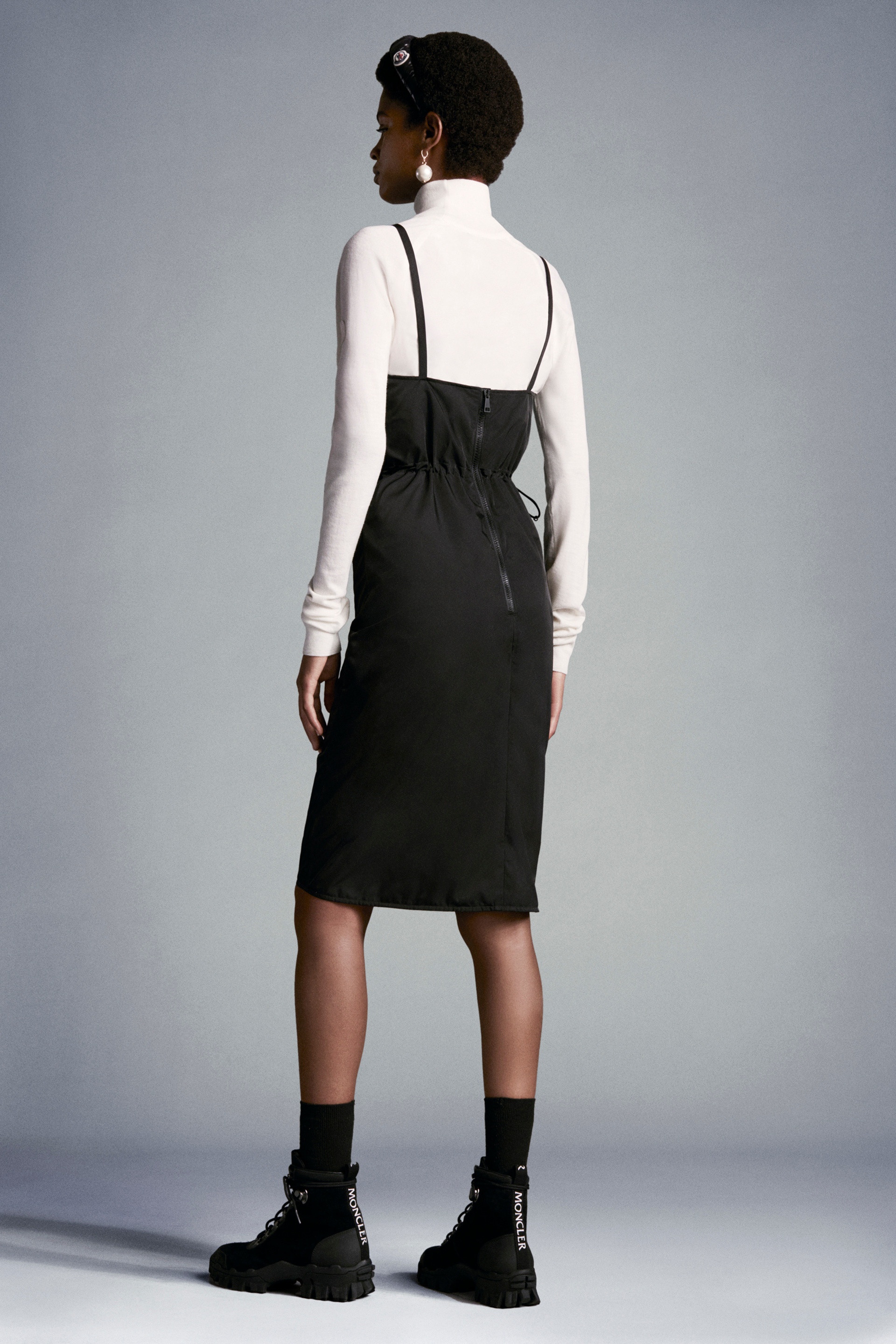 Thin Shoulder Straps Dress - 6