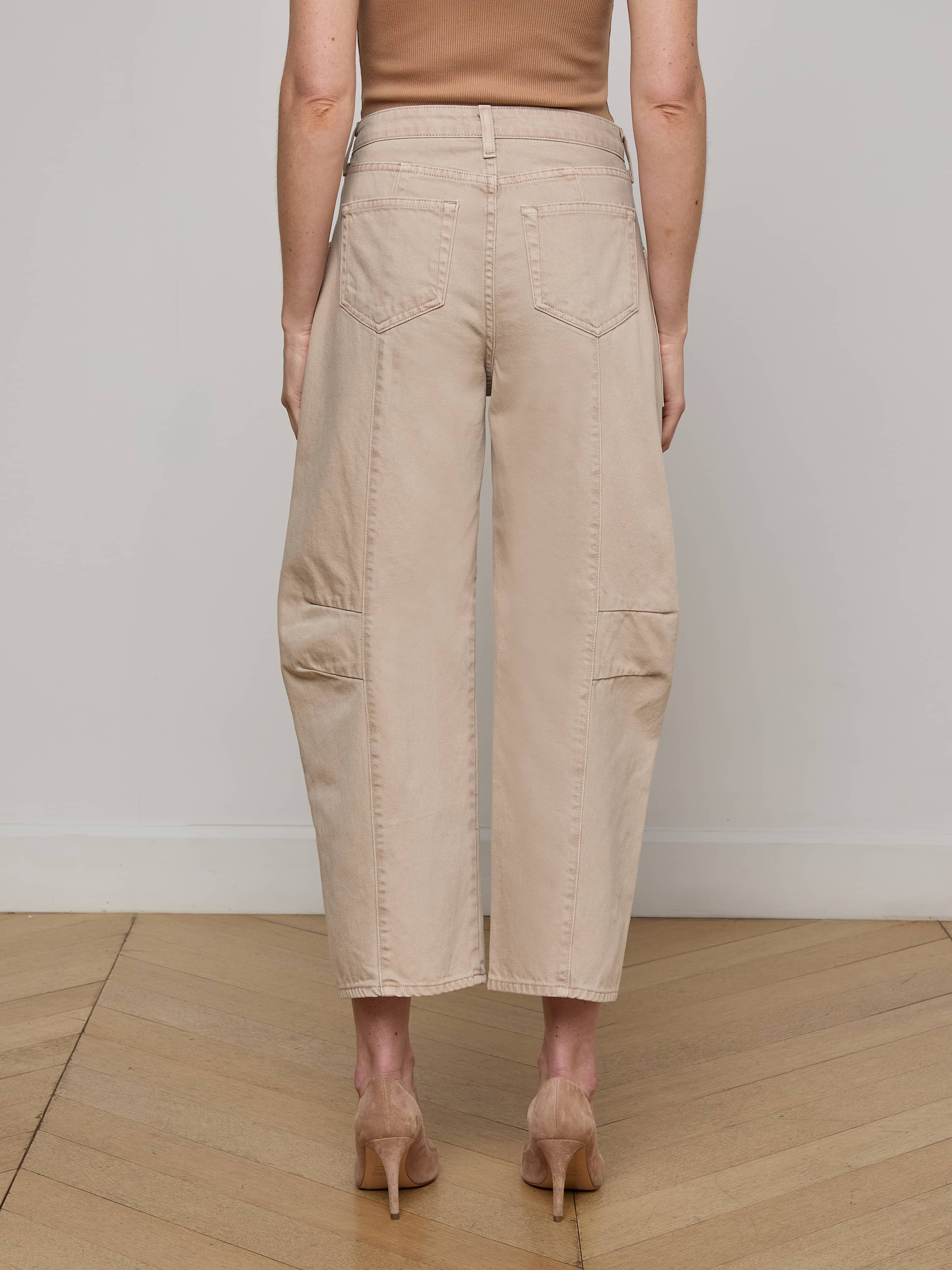 Cody Cropped Barrel-Leg Jean - 5