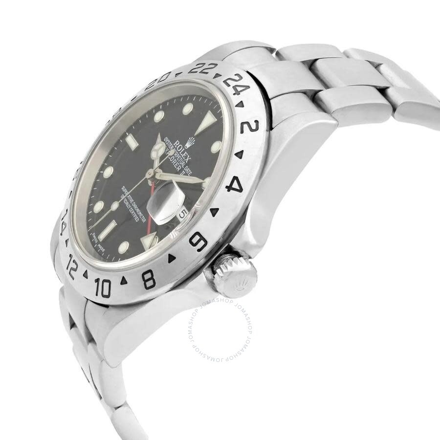 Pre-owned Rolex Explorer II GMT Automatic Chronometer Black Dial Men's Watch 16570T BKSO - 3