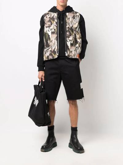 Heron Preston camouflage-print zipped gilet outlook