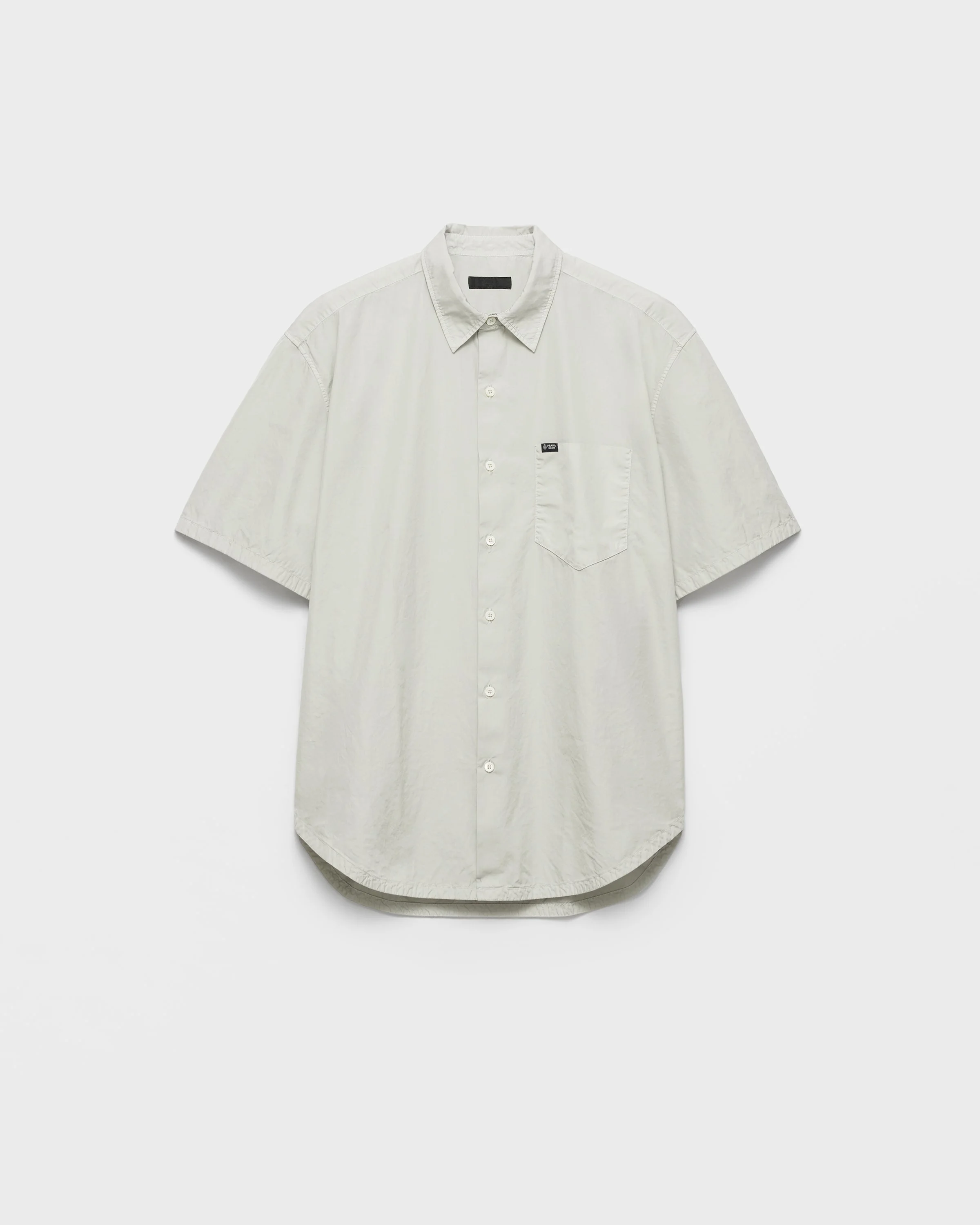 Short-sleeved cotton shirt - 1