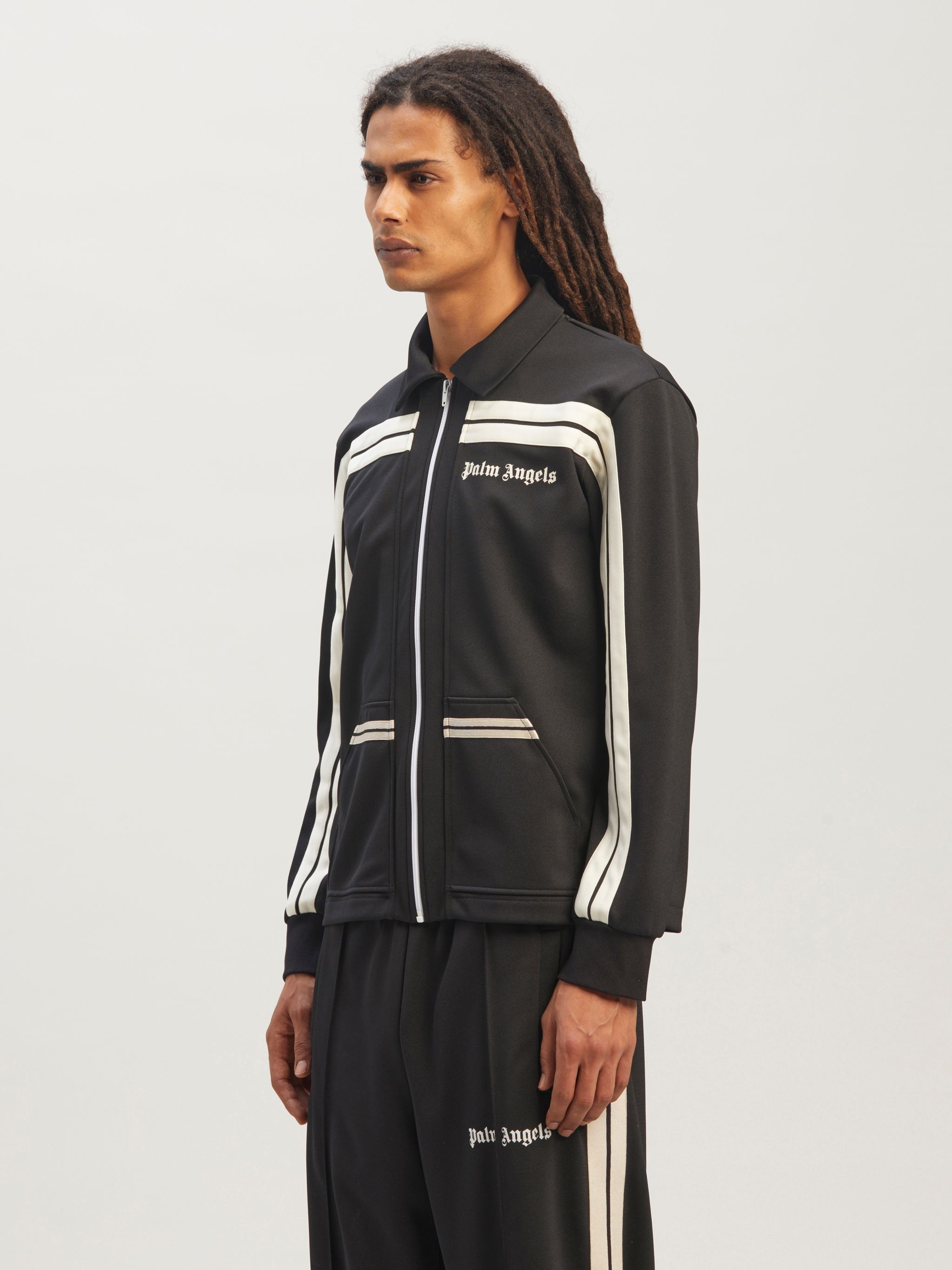 Shirt Collar Track Jaket - 4