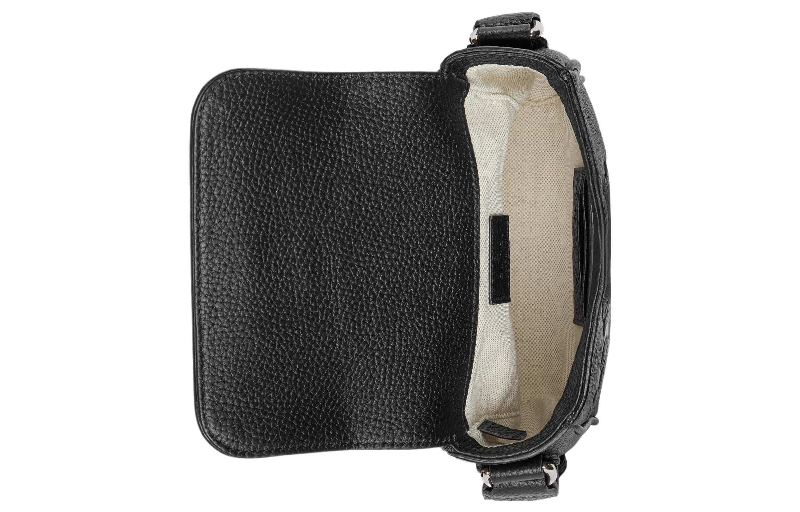 Gucci Jumbo GG Small Messenger Bag 'Black' 760235-AABY0-1000 - 7