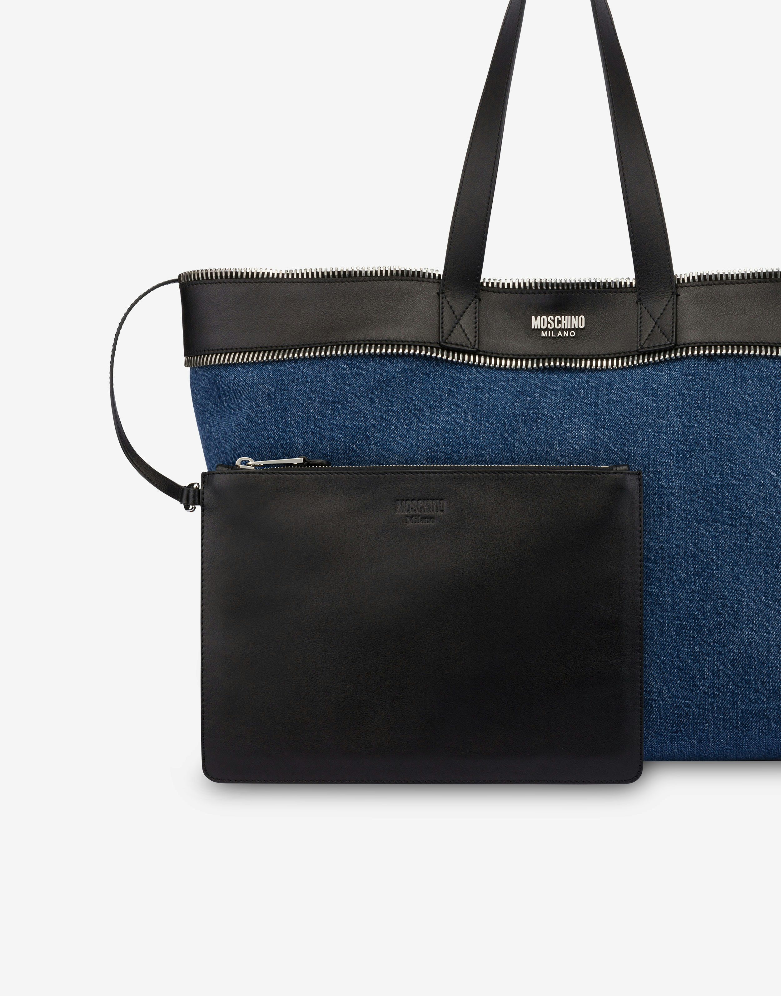 MOSCHINO RIDER DENIM SHOPPER - 4