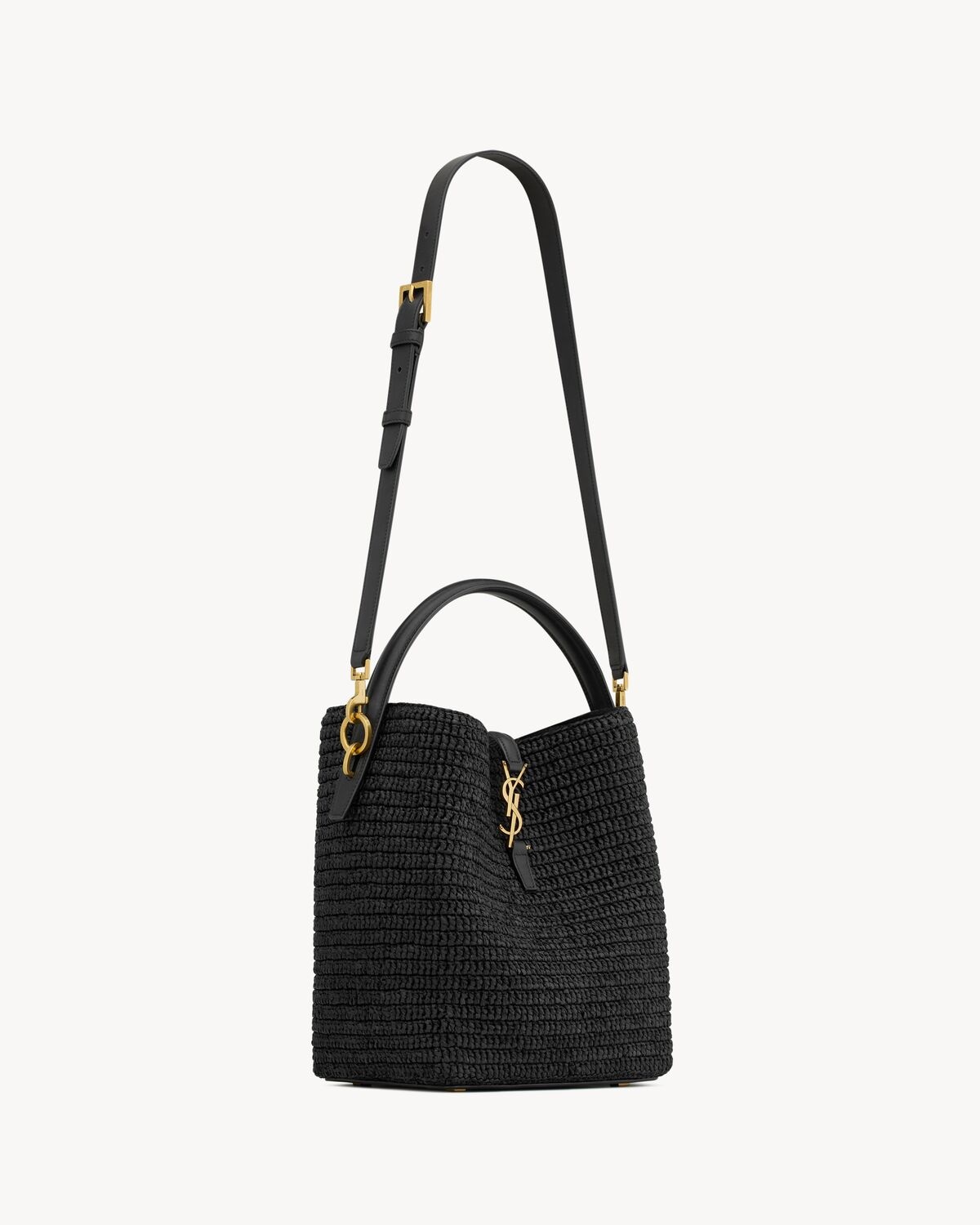 LE 37 IN WOVEN RAFFIA AND VEGETABLE-TANNED LEATHER - 7