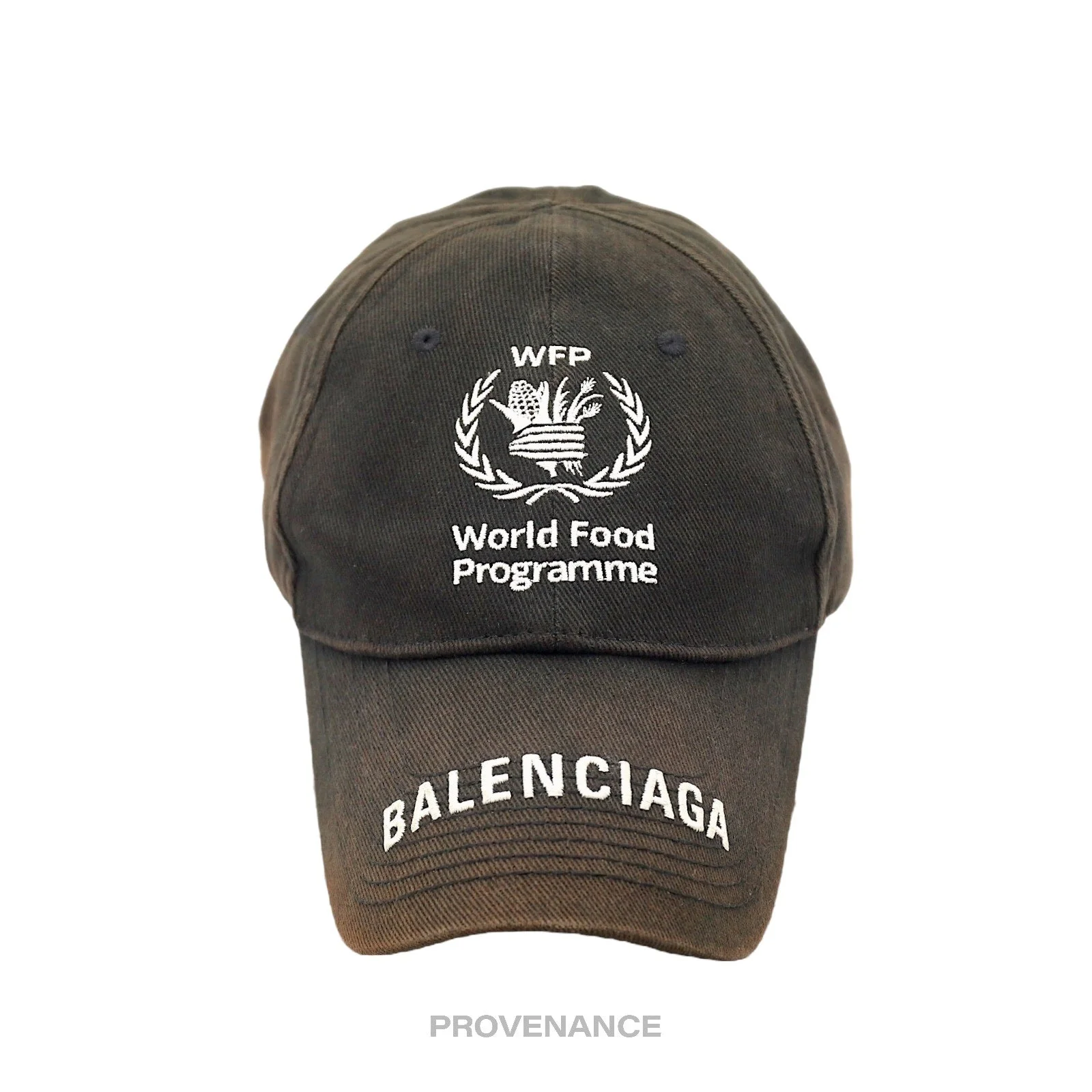 Balenciaga WFP World Food Programme Cap - Faded Black - 1