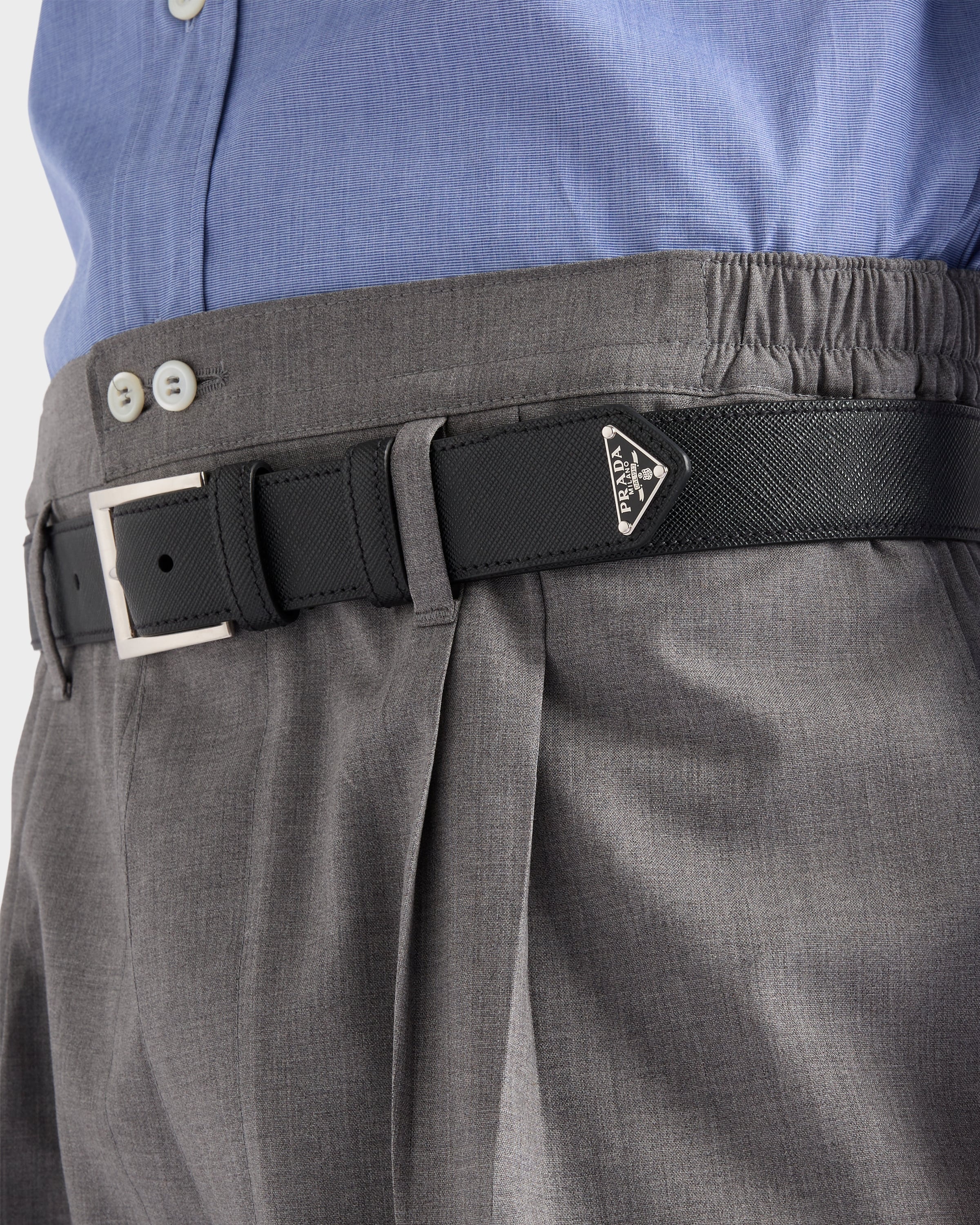 Saffiano leather belt - 2