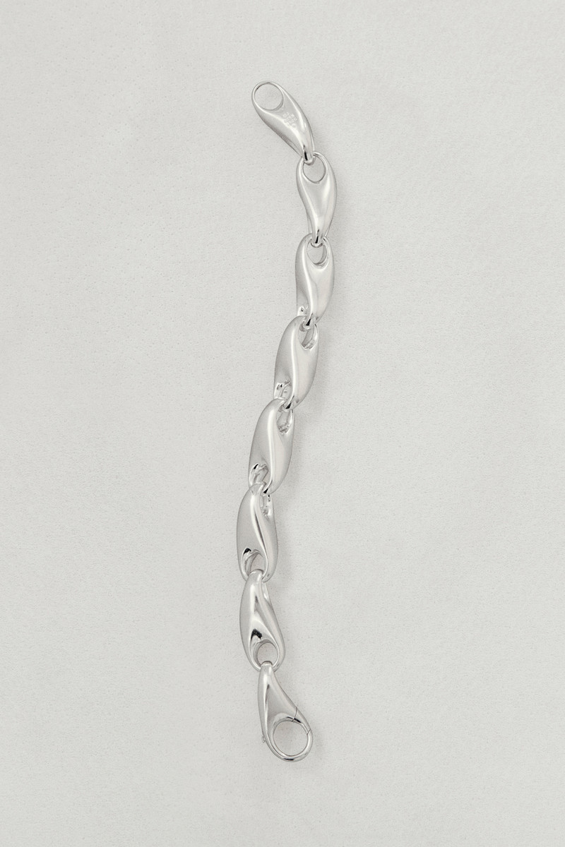 Sterling Silver Reflect Link Bracelet 5