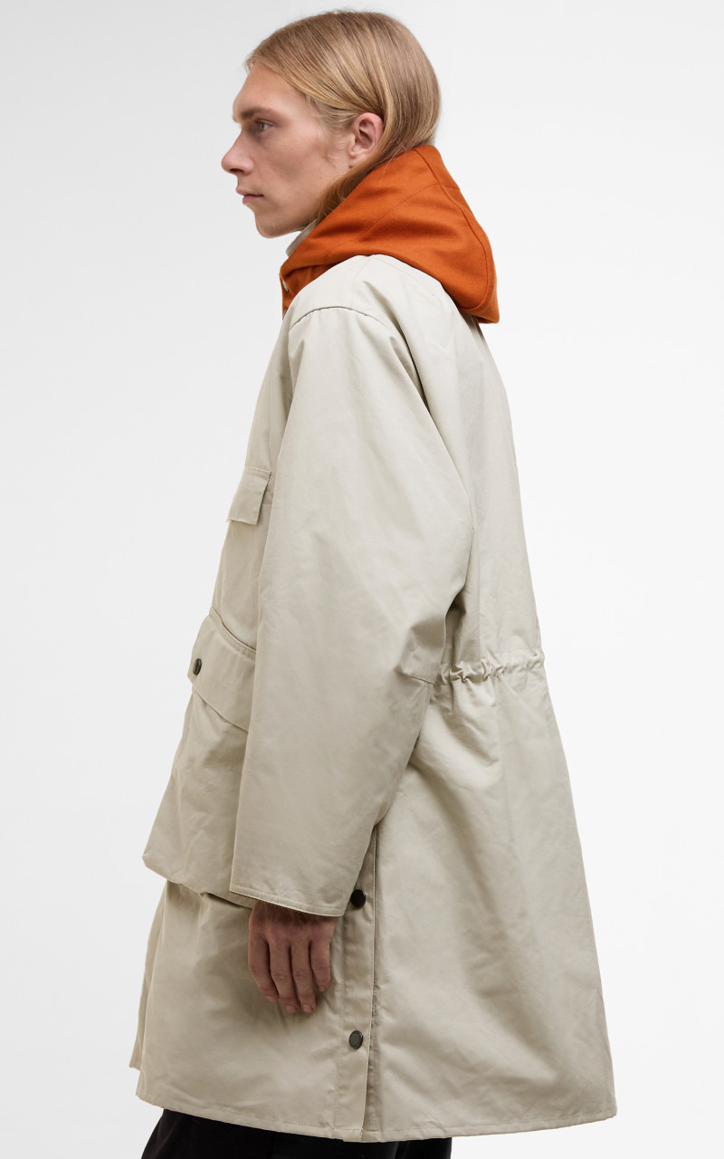 X KAPTAIN SUNSHINE BEDALE FIELD COAT CLAY - 3
