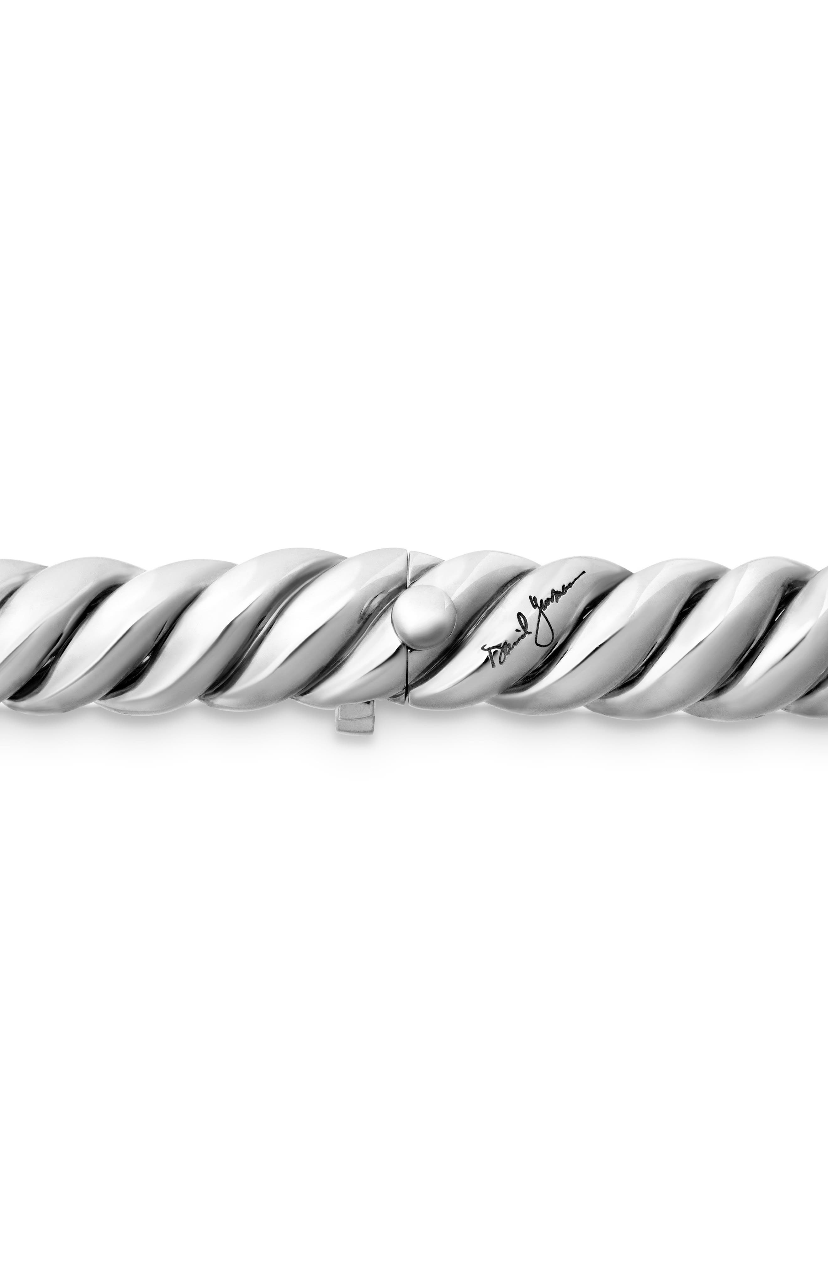 David Yurman Sculpted Cable Bracelet in Sterling Silver, 8.5mm at Nordstrom - 6