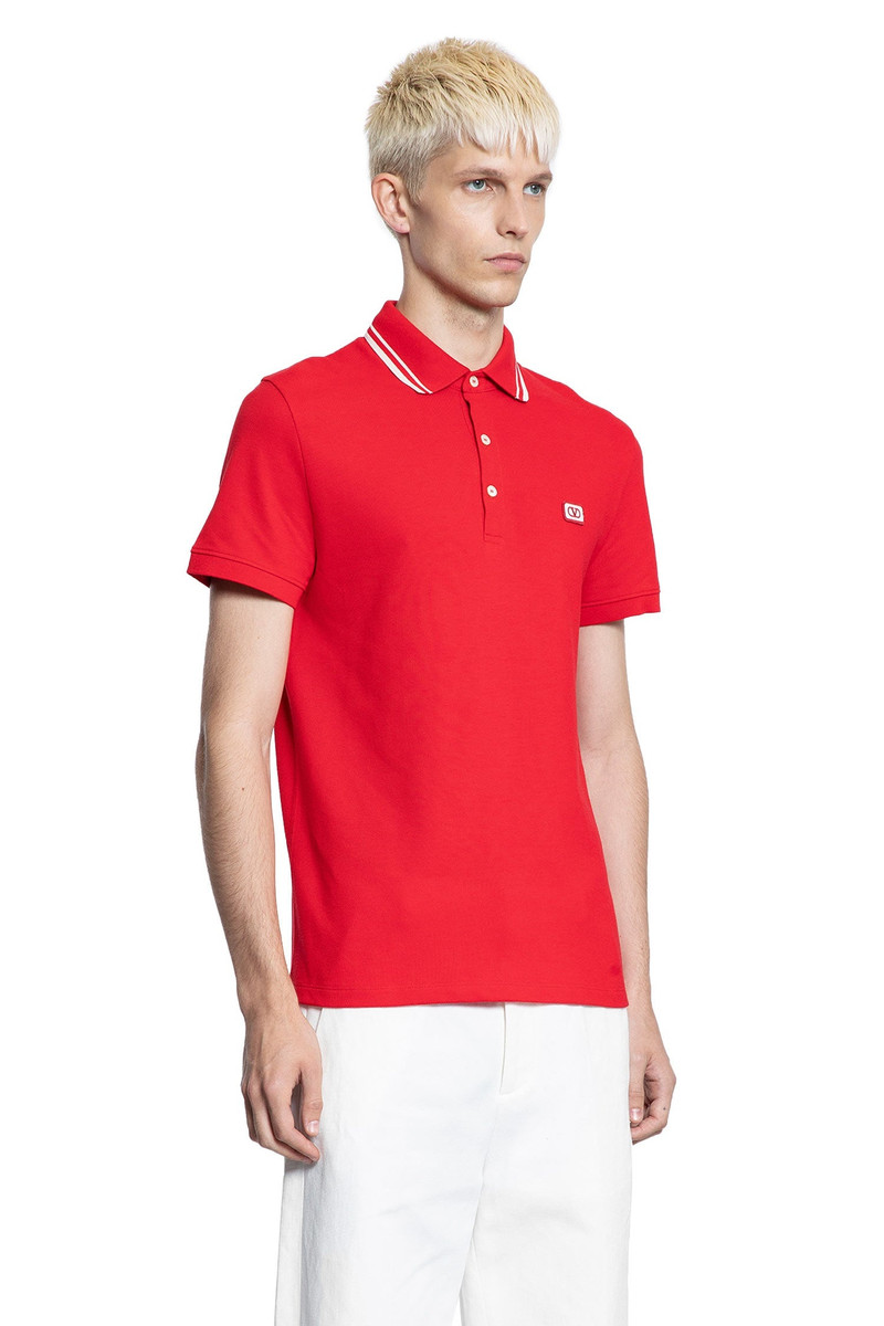 Valentino Vlogo-Patch-Cotton-Pique-Polo-Shirt outlook
