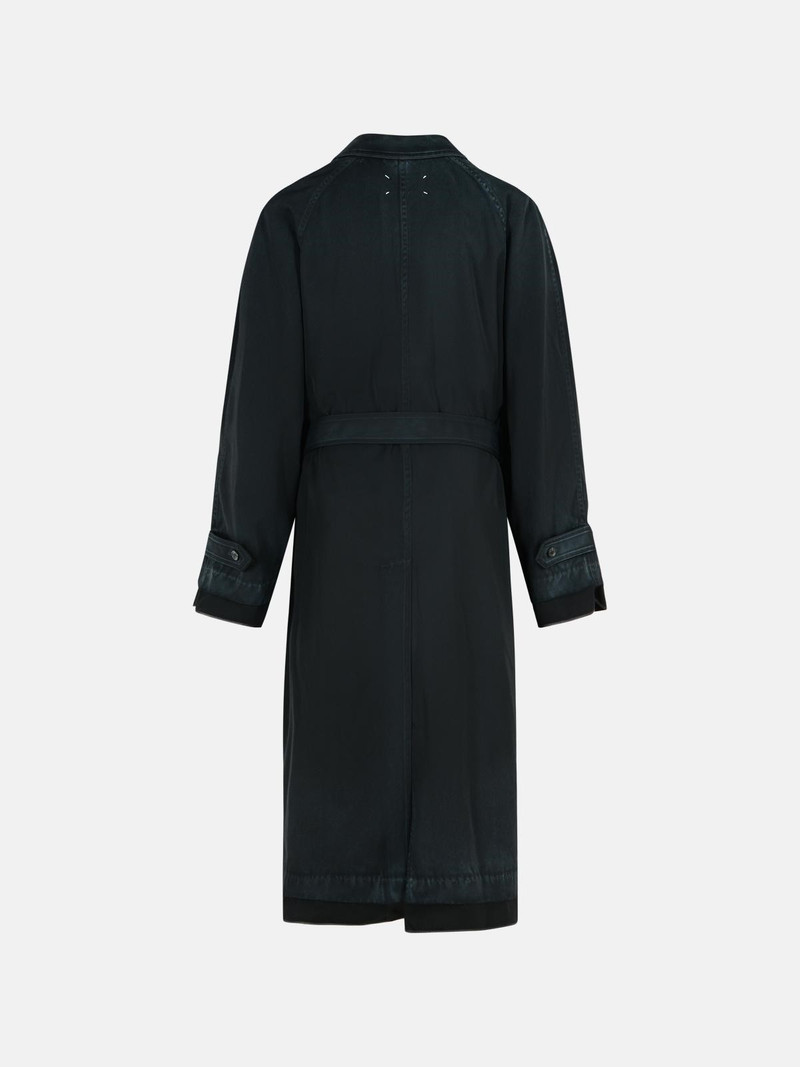 Maison Margiela BLACK VIRGIN WOOL TRENCH COAT outlook