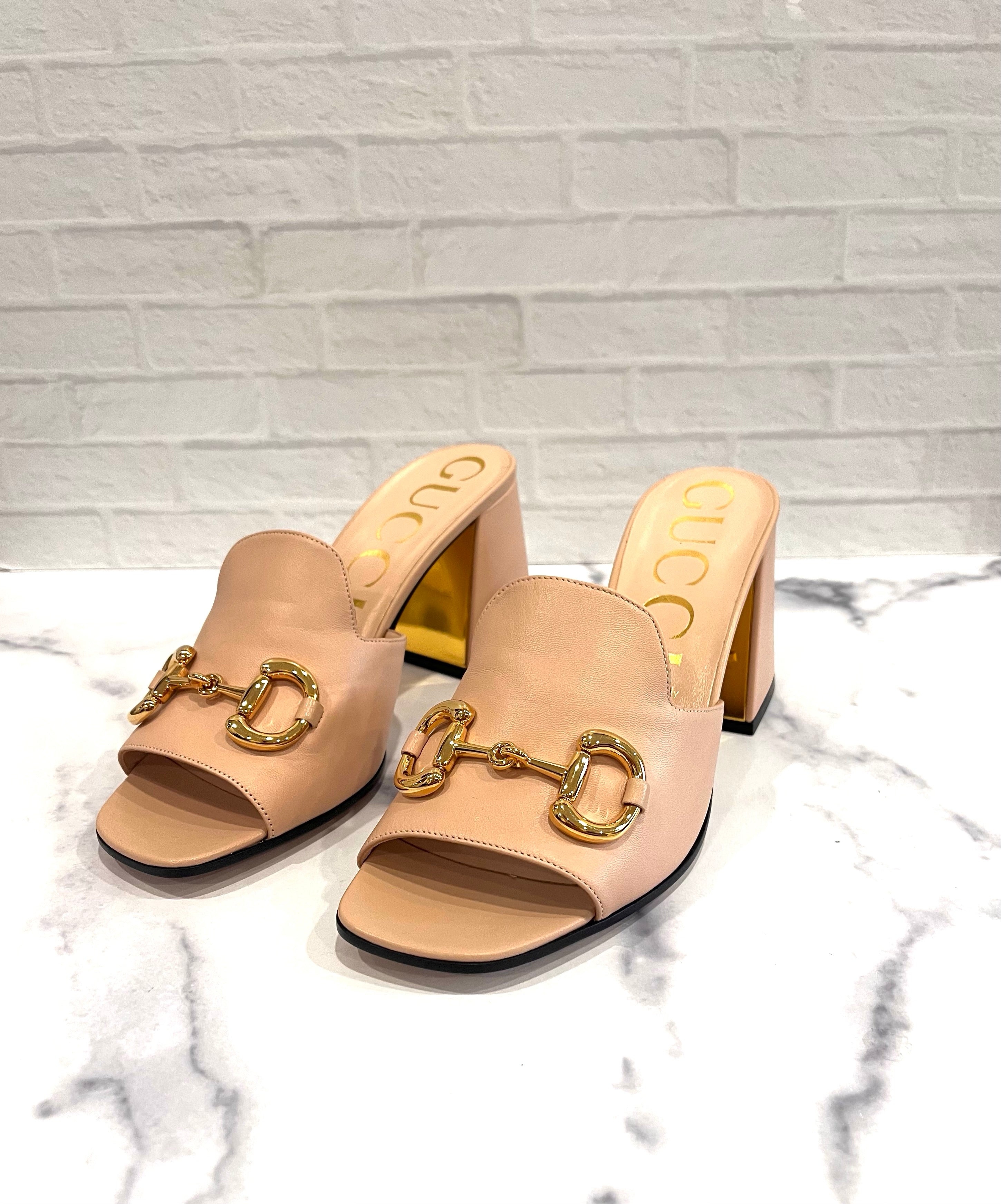 Gucci Horsebit Heel Mules - 4