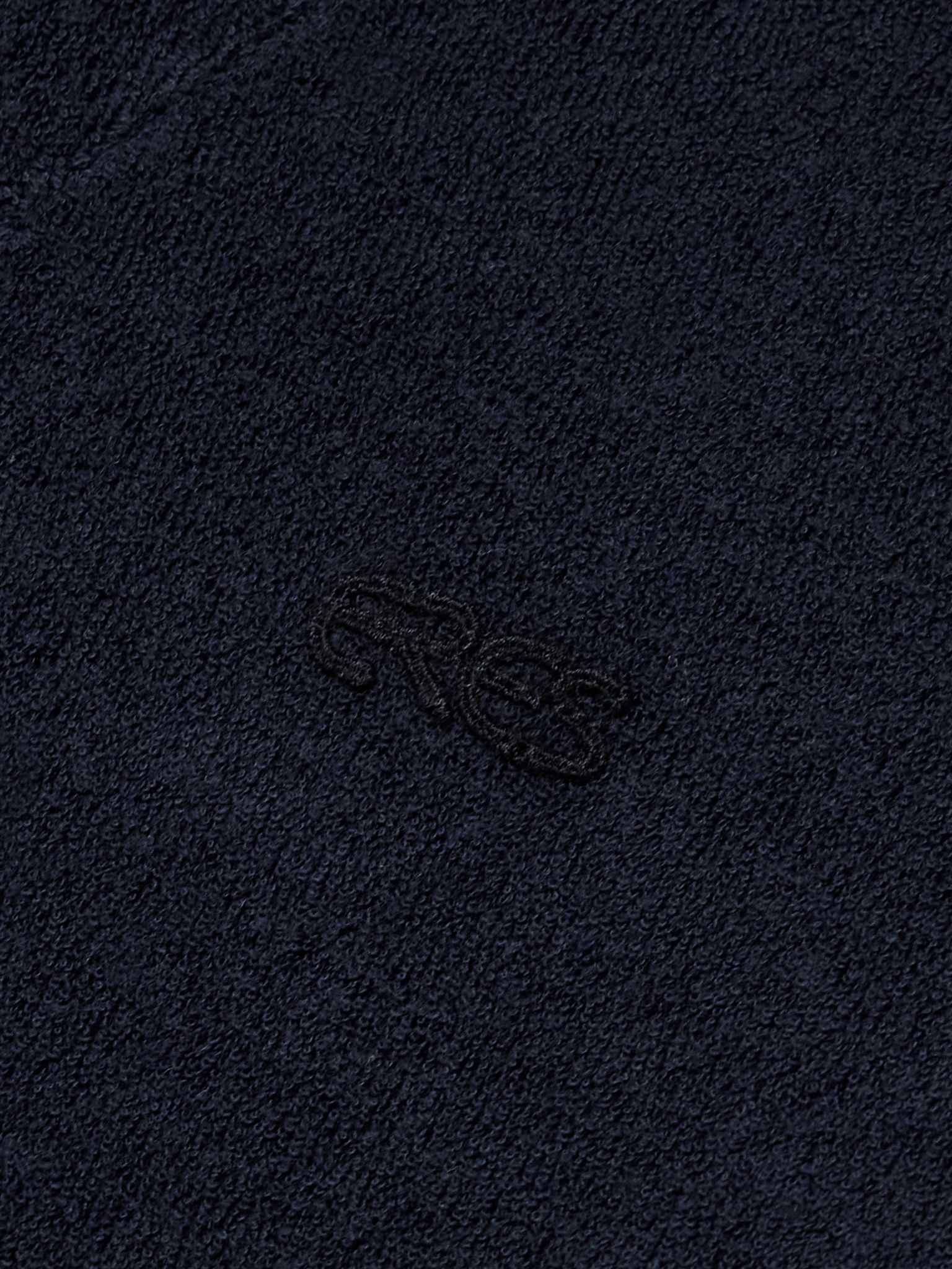 Paresse cotton-terry top Midnight blue - 4