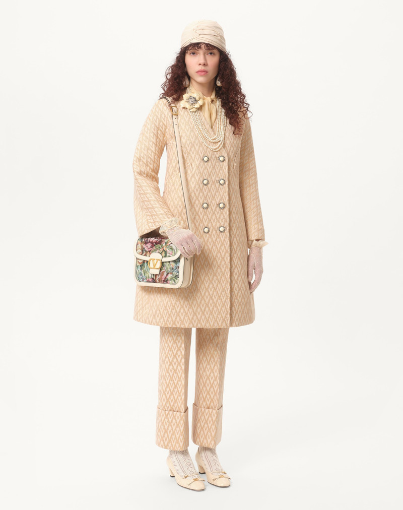 Valentino TOUTE LA V LUREX JACQUARD PANTS outlook