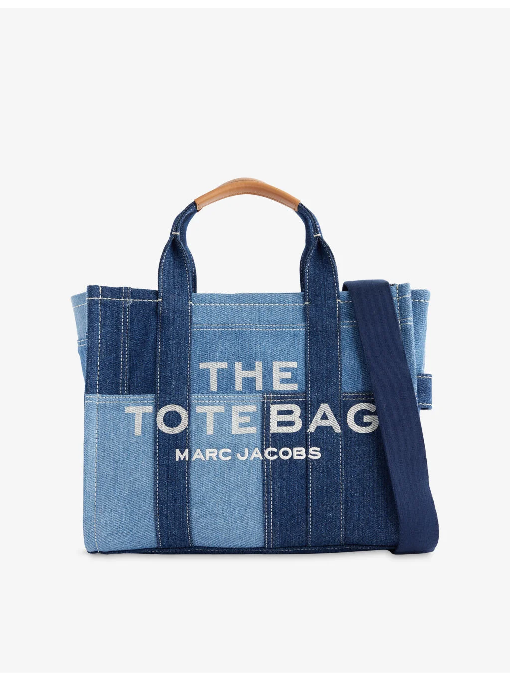 The Medium Tote Denim Bag - 1