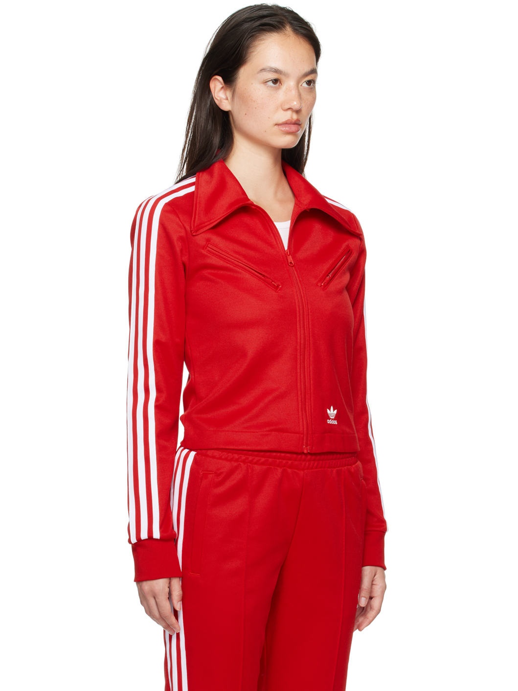 adidas Originals Red Montreal Track Top KNZ12 Track Jacket