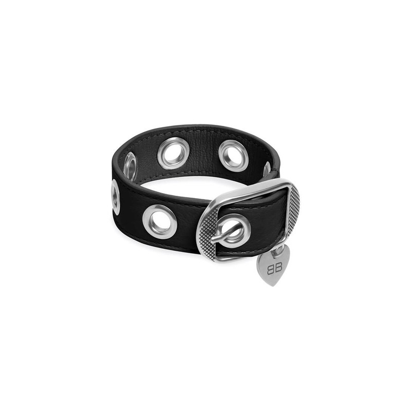 BALENCIAGA Women's Le Cagole Bracelet in Black outlook