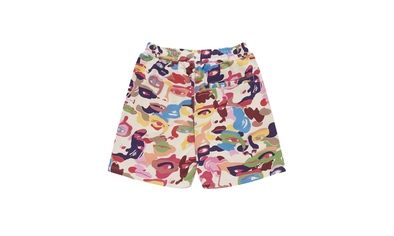 A BATHING APE® SWEAT SHORTS "KIDSUPER CAMO - MULTI" outlook