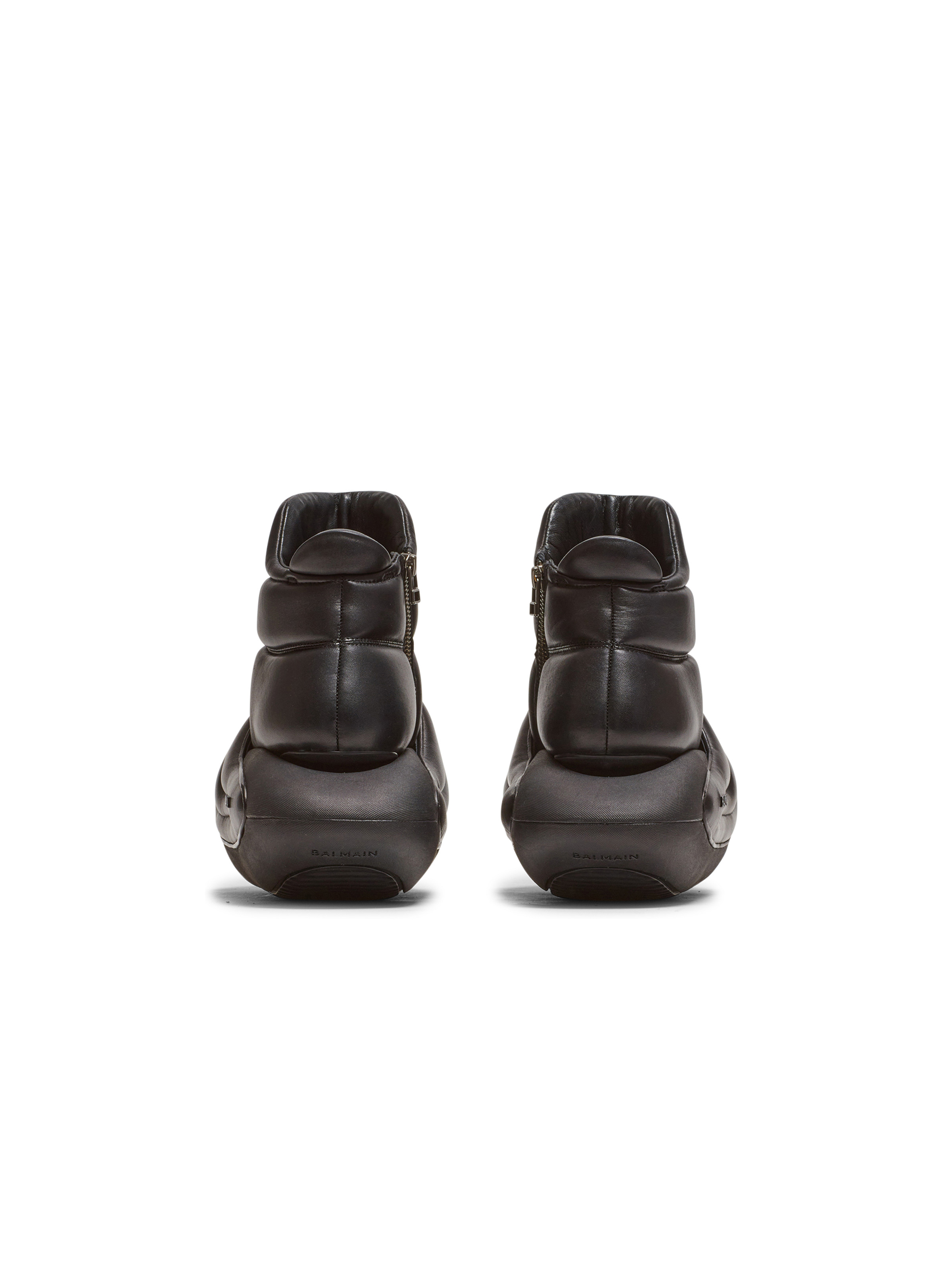 B-IT hight-top mules in quilted leather - 4