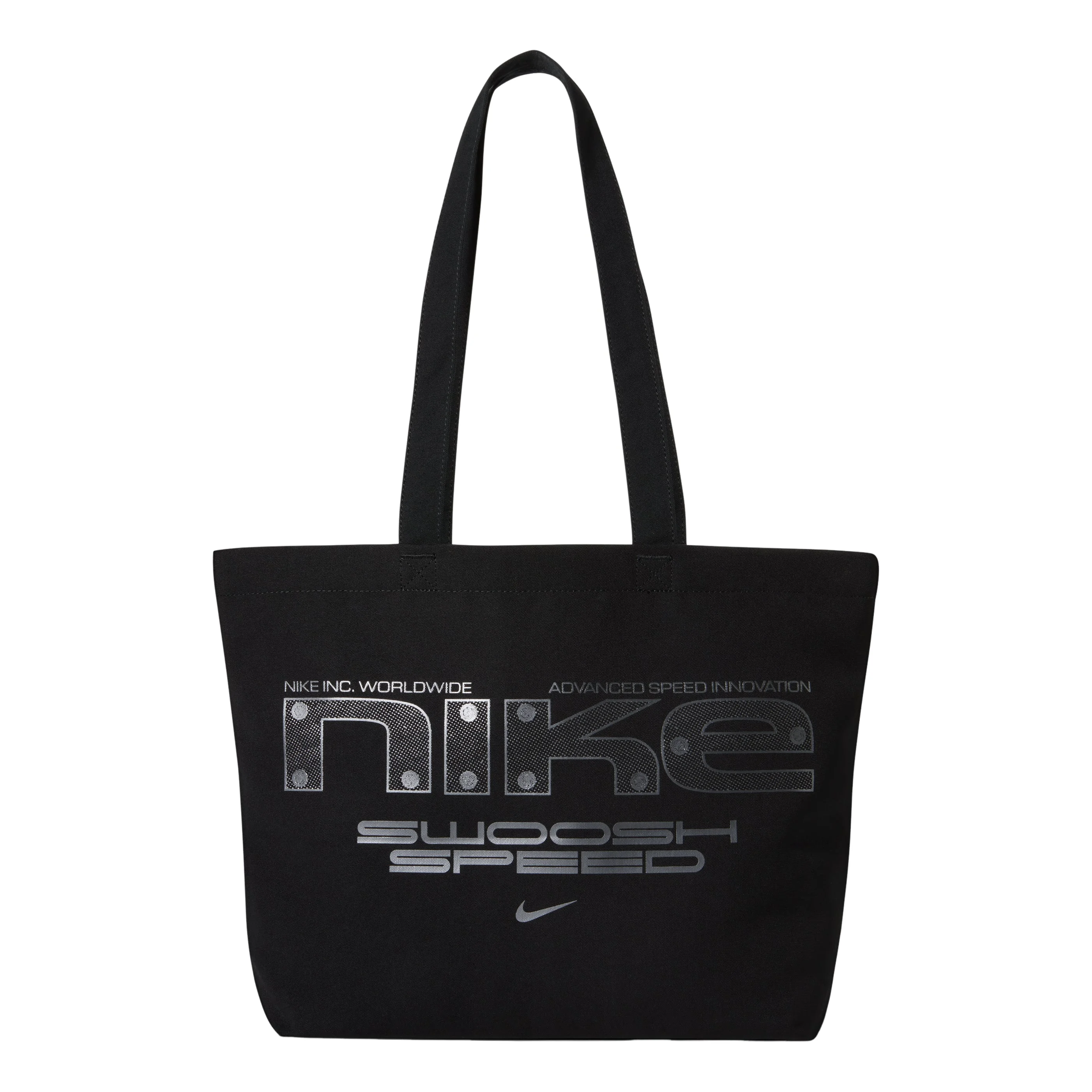 Nike Heritage 2.0 22L Tote Bag 'Black Black Metallic Cool Grey' IQ1222-010 - 1