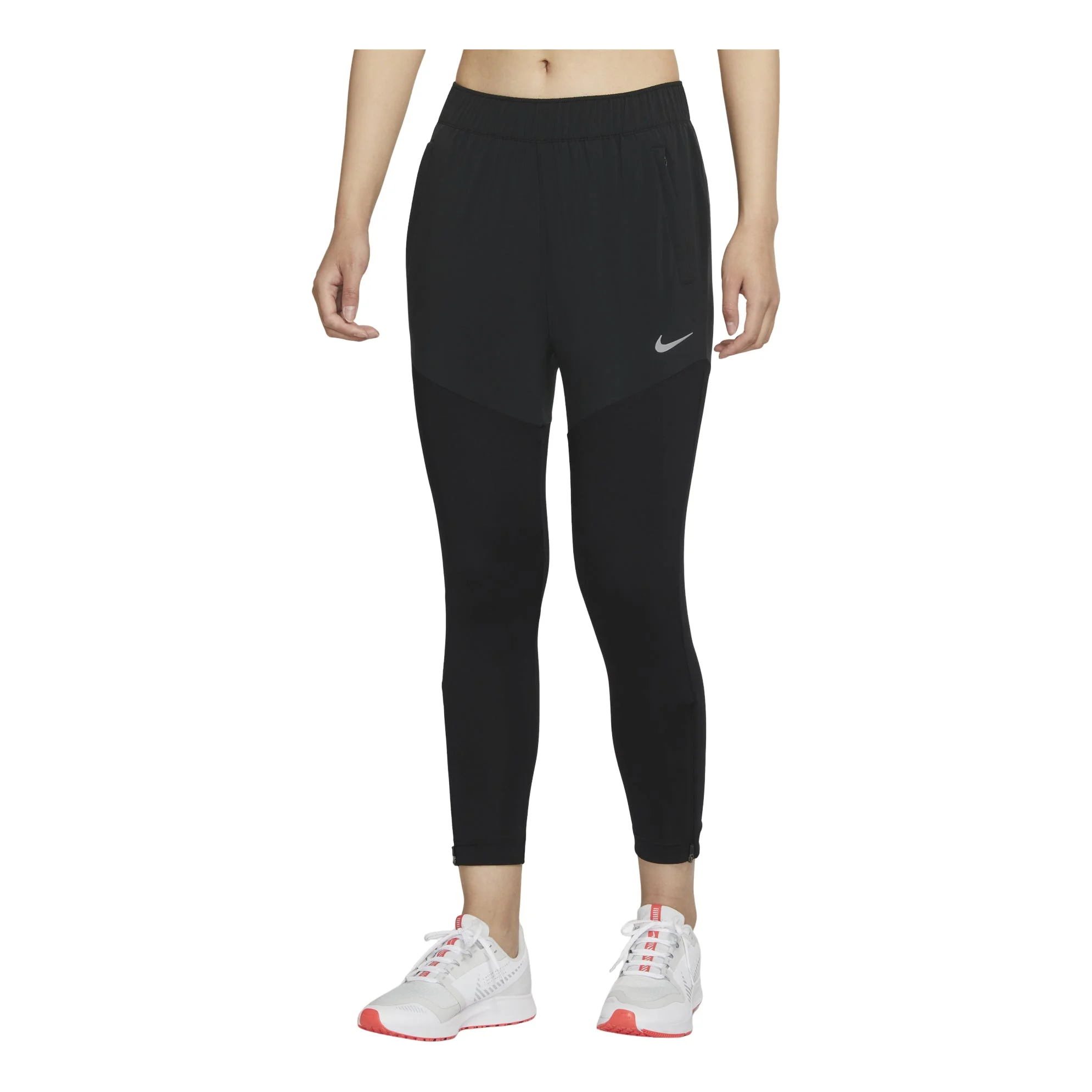 (WMNS) Nike Dri-FIT Essential Quick-dry Tight Running Sports Fitness Pants Black DH6980-010 - 1