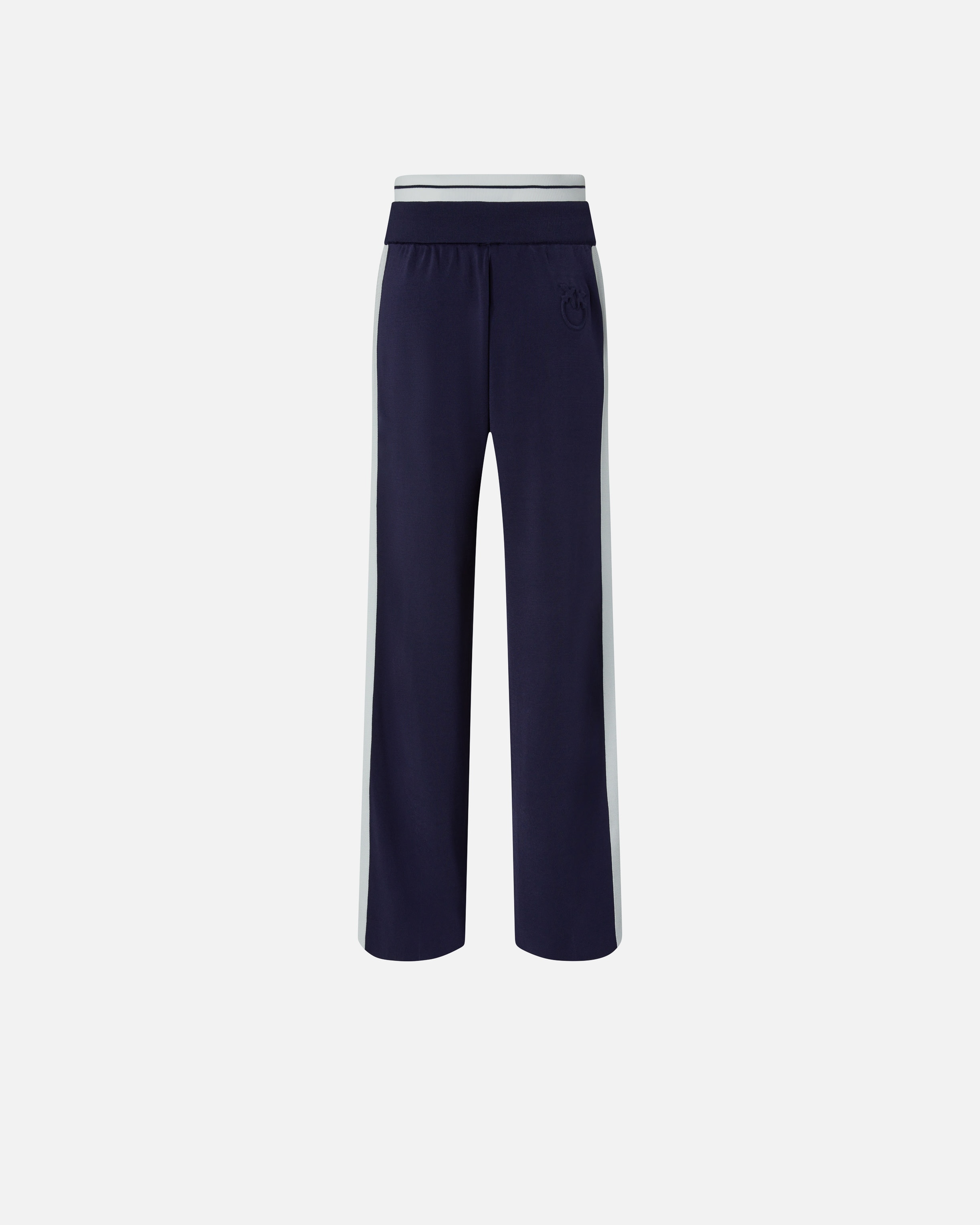 WIDE-LEG SPORTY TROUSERS WITH SIDE BAND DETAIL - 2