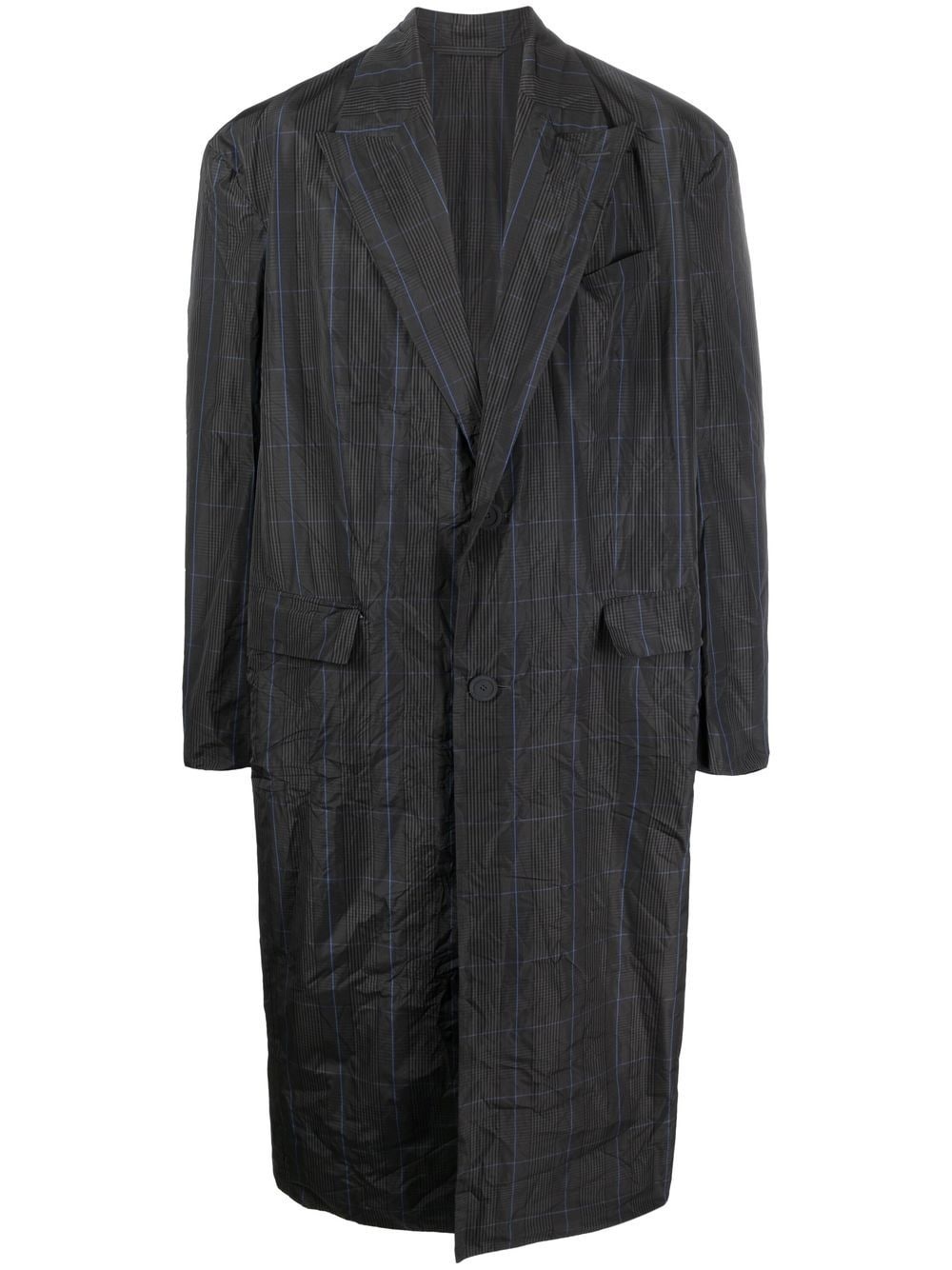 Prince of Wales check trench coat - 1