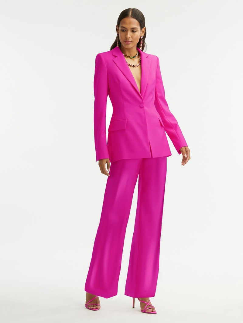 Oscar de la Renta BUTTON FRONT BLAZER outlook