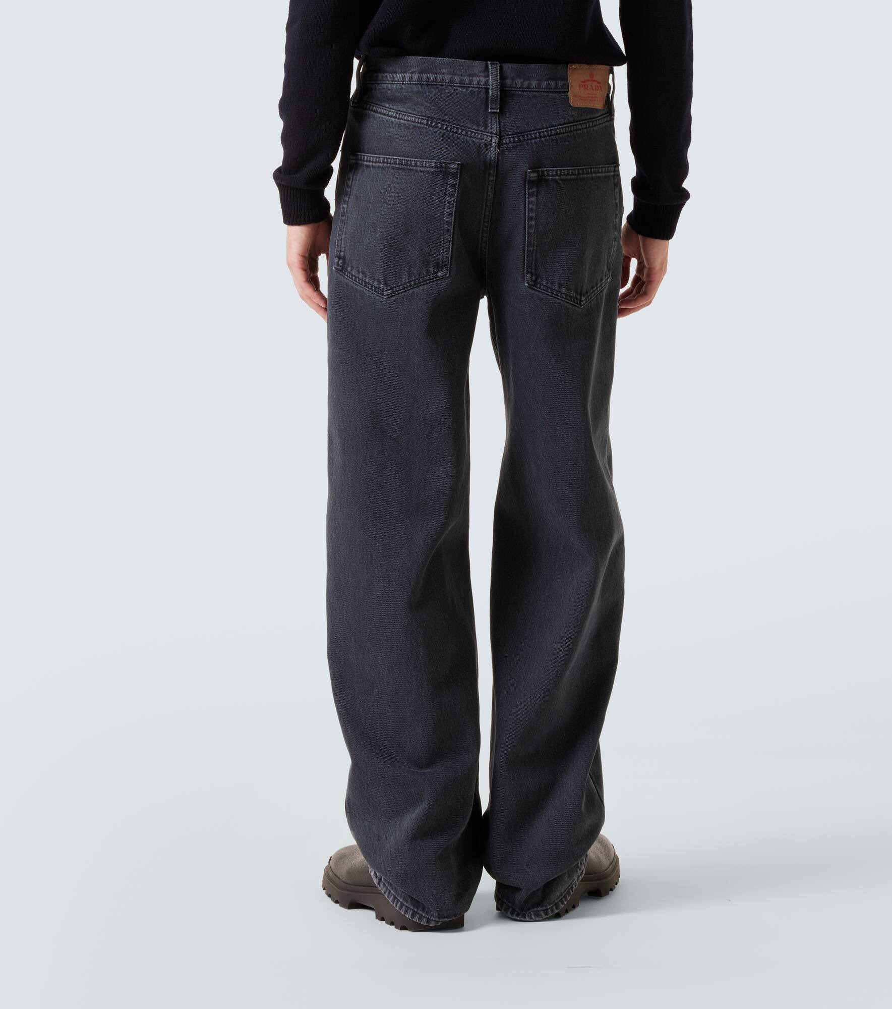 High-rise wide-leg jeans - 4