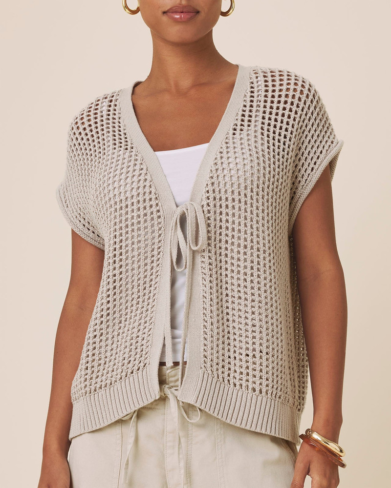 Splendid Simona Tie Front Cardigan outlook