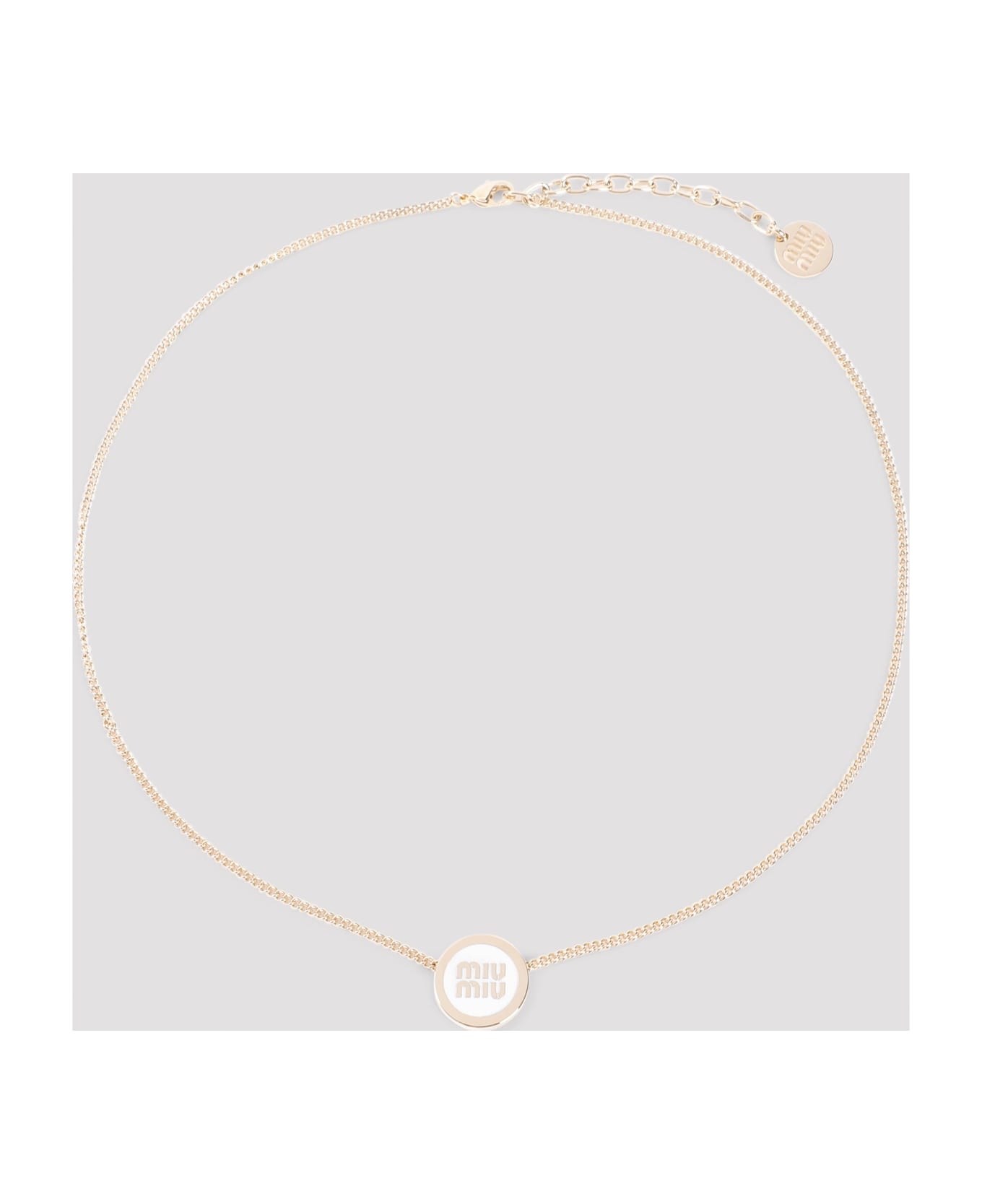Miu Miu Brass Necklace | italist | REVERSIBLE