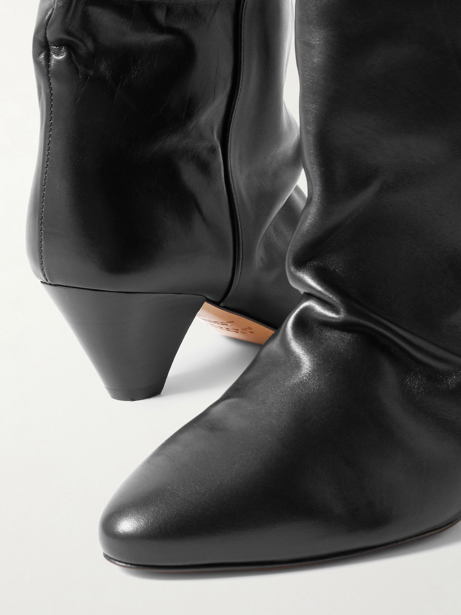 Dalby leather ankle boots Black - 4