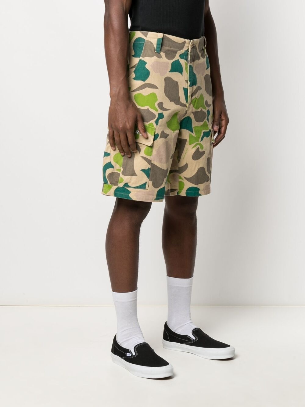 camouflage-print cargo shorts - 3
